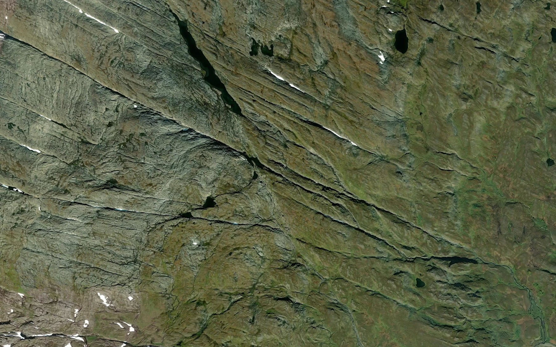 Satellite map of the Daudmannselva