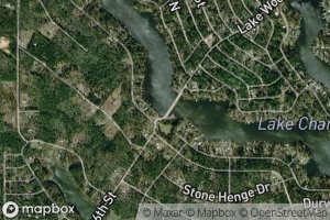 Satellite map of the Lake Galahad