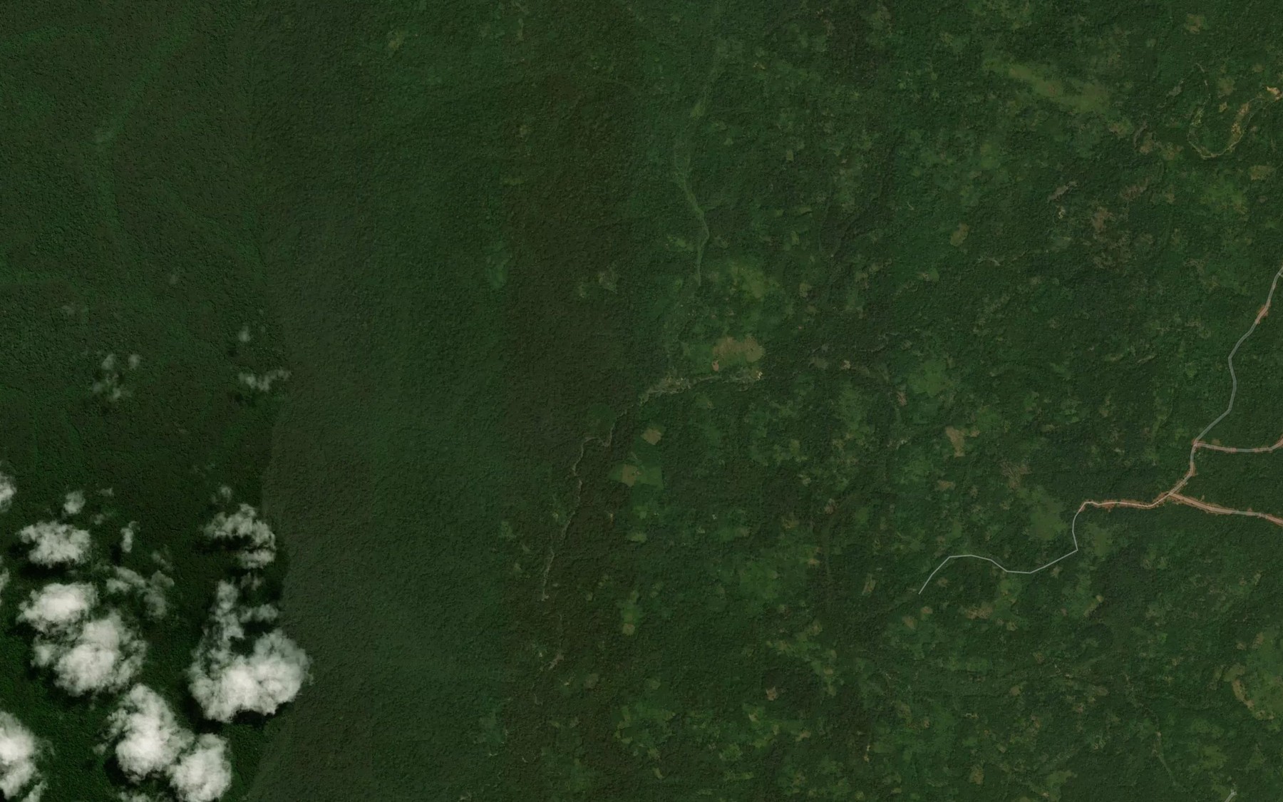 Satellite map of the Abu