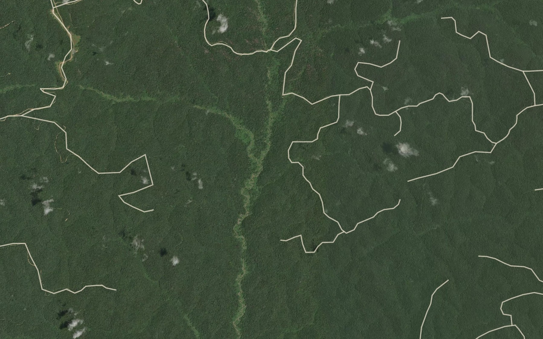 Satellite map of the Mitsieke