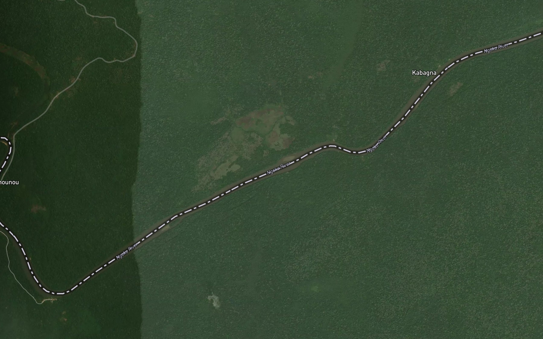 Satellite map of the Mambongi