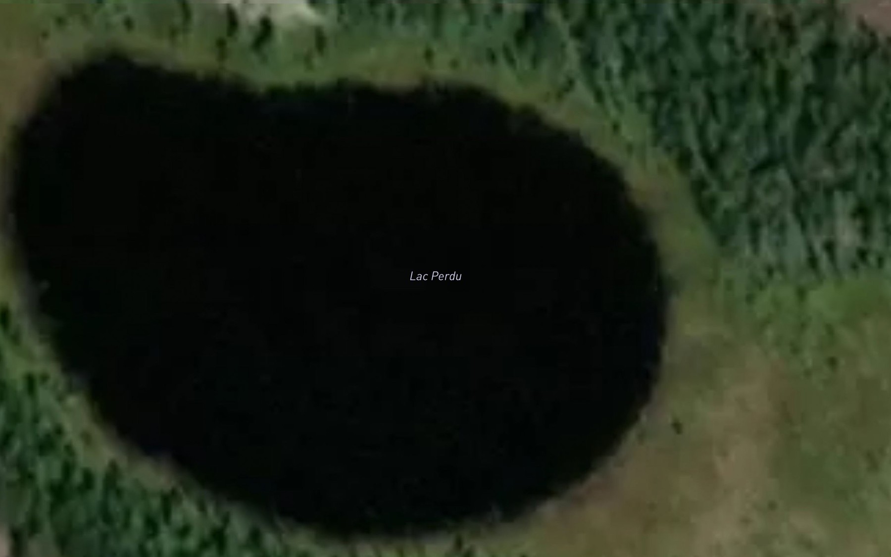Satellite map of the Lac Perdu