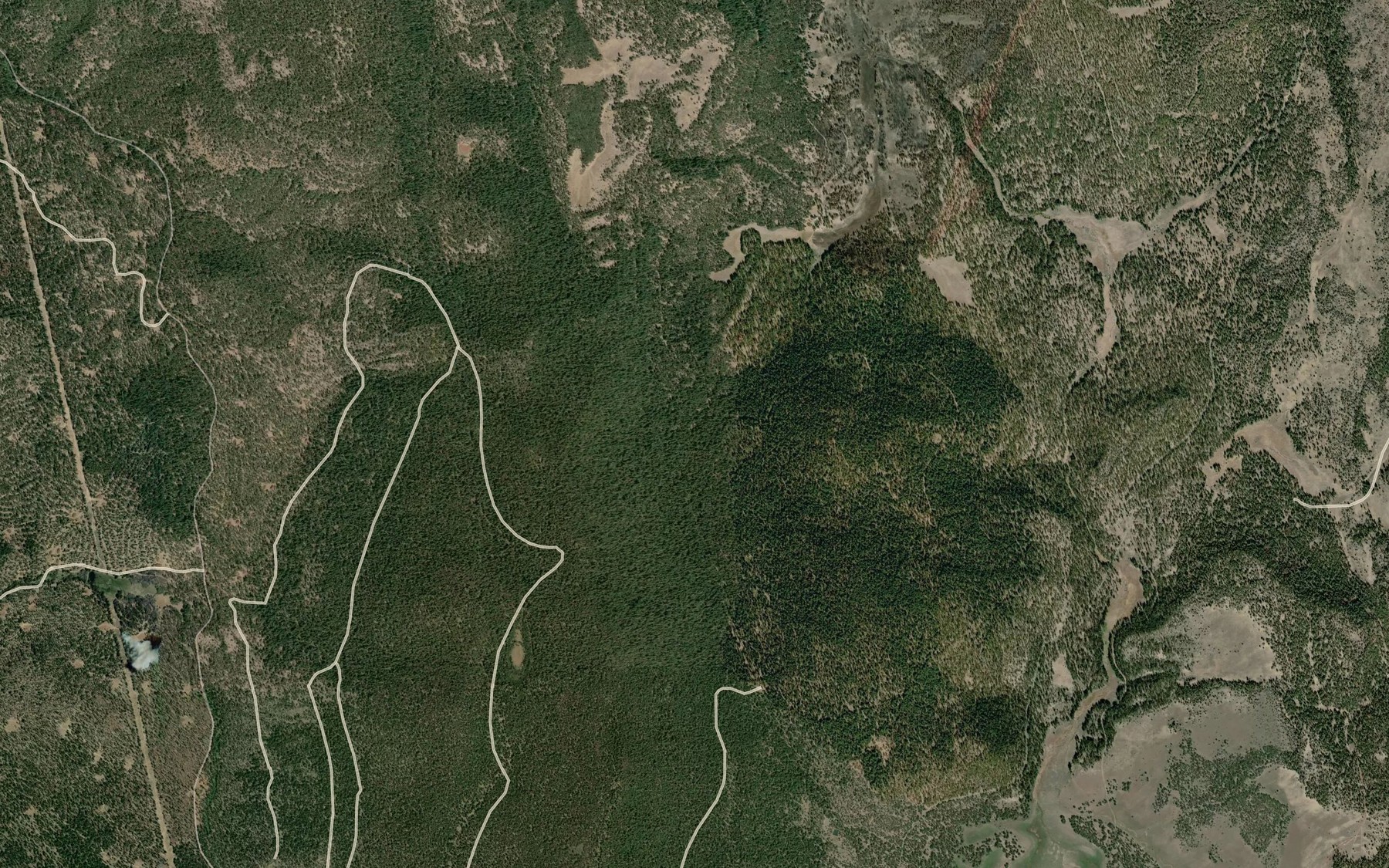 Satellite map of the Grouse Spring