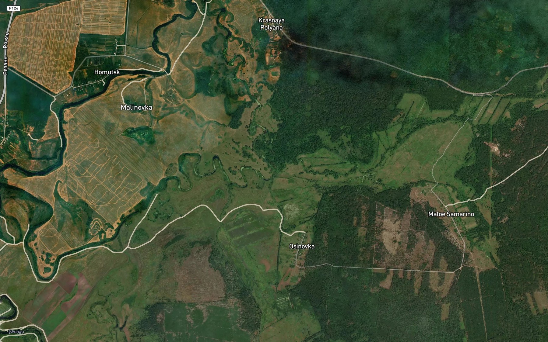 Satellite map of the Iberd'