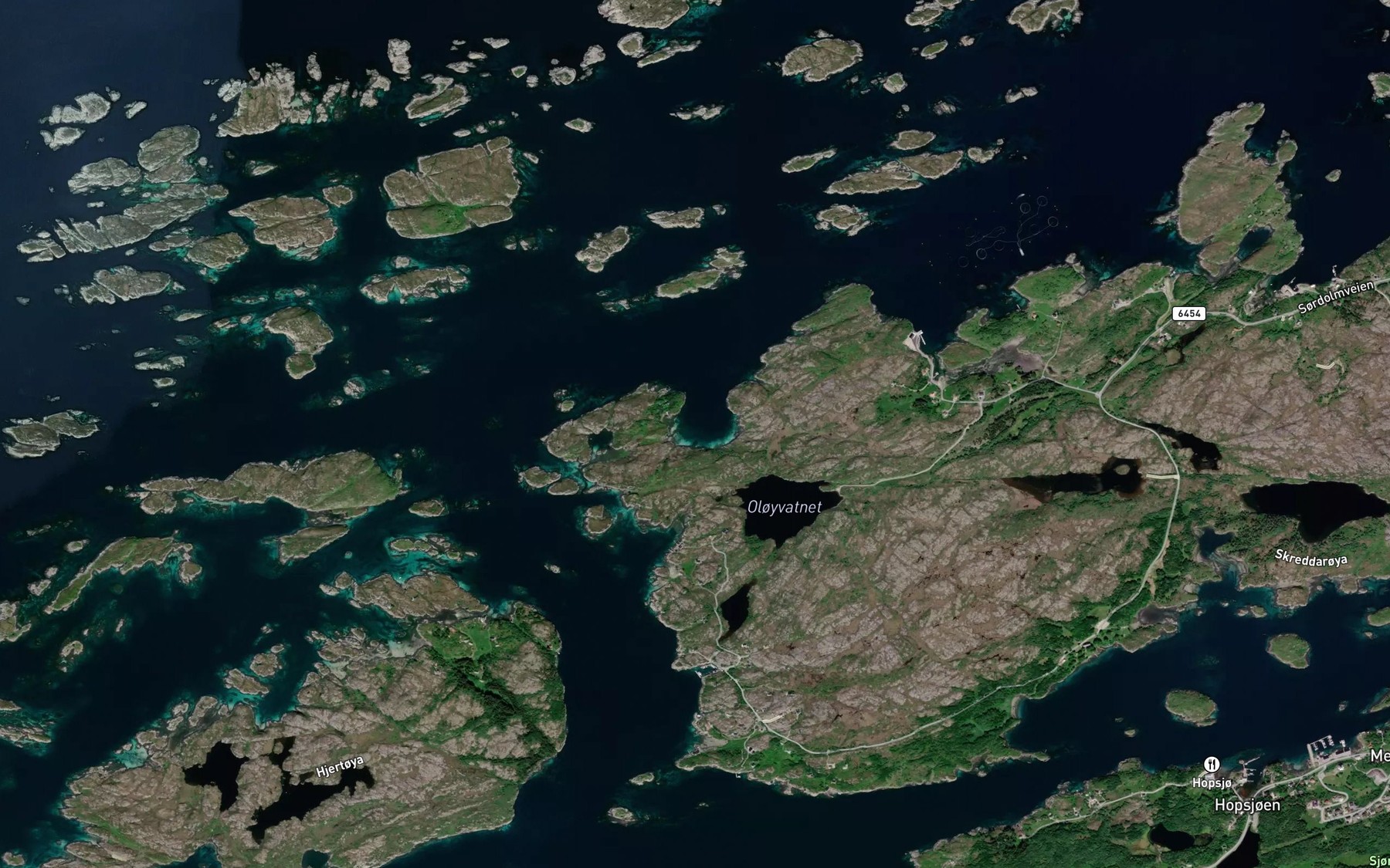 Satellite map of the Oloybukta