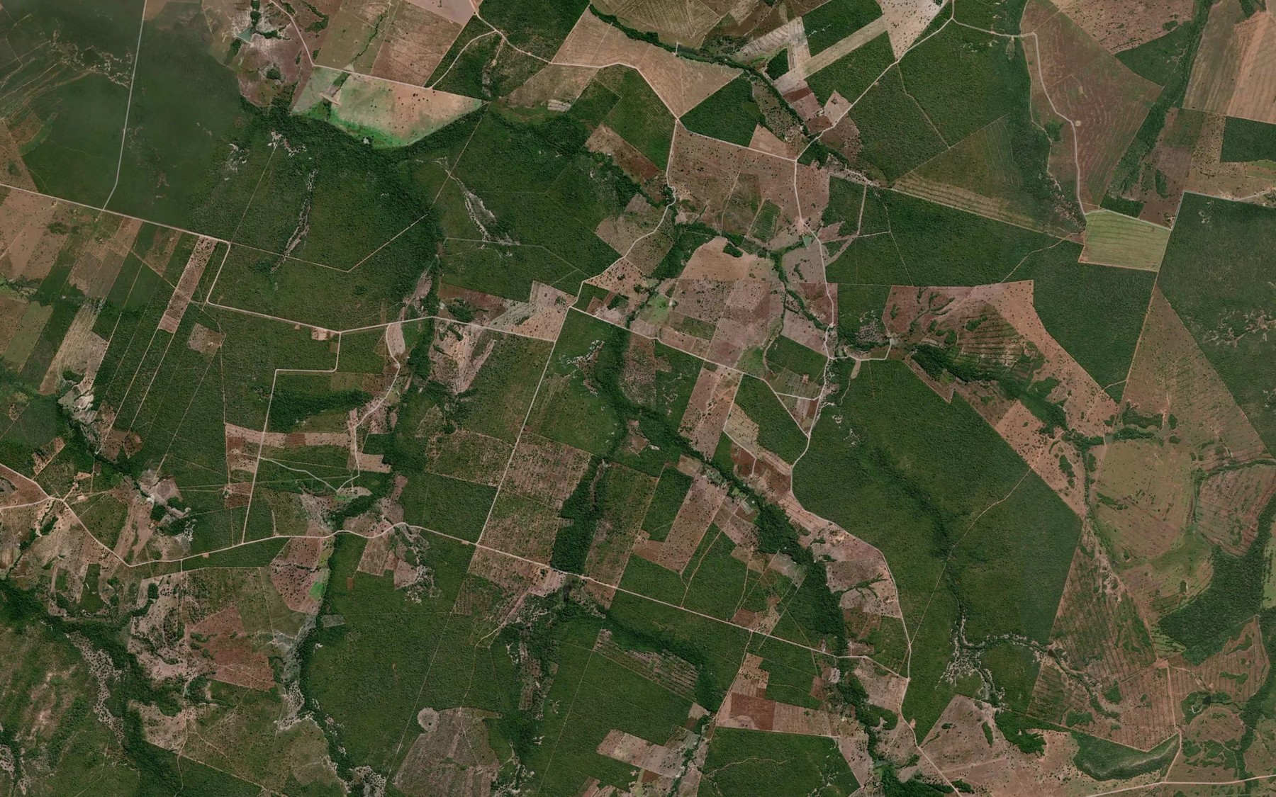 Satellite map of the Corrego Brejo Alegre