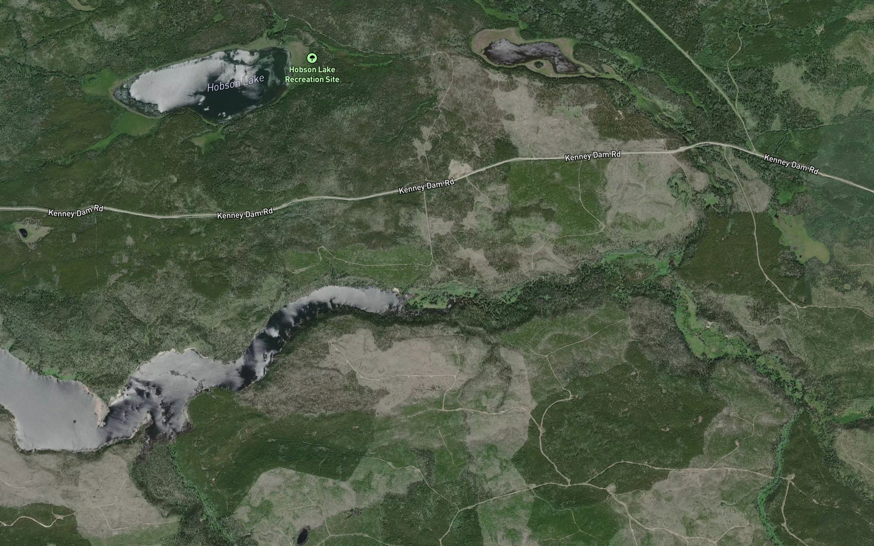 Satellite map of the Big Bend Creek