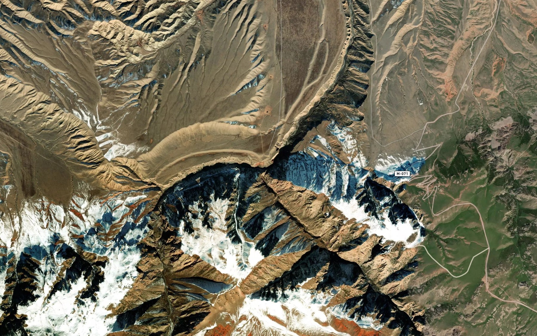 Satellite map of the Turasu