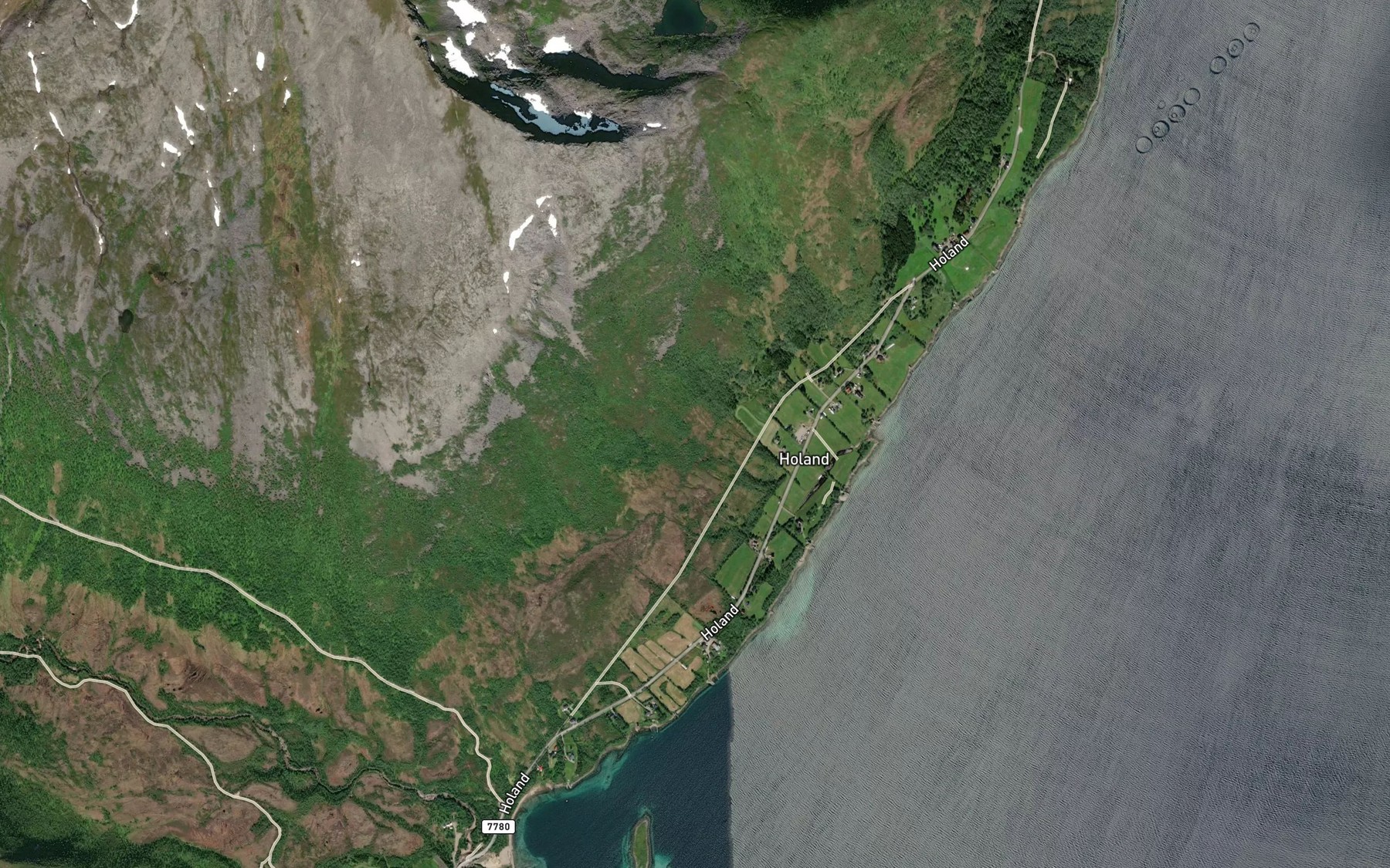 Satellite map of the Smavassbekken