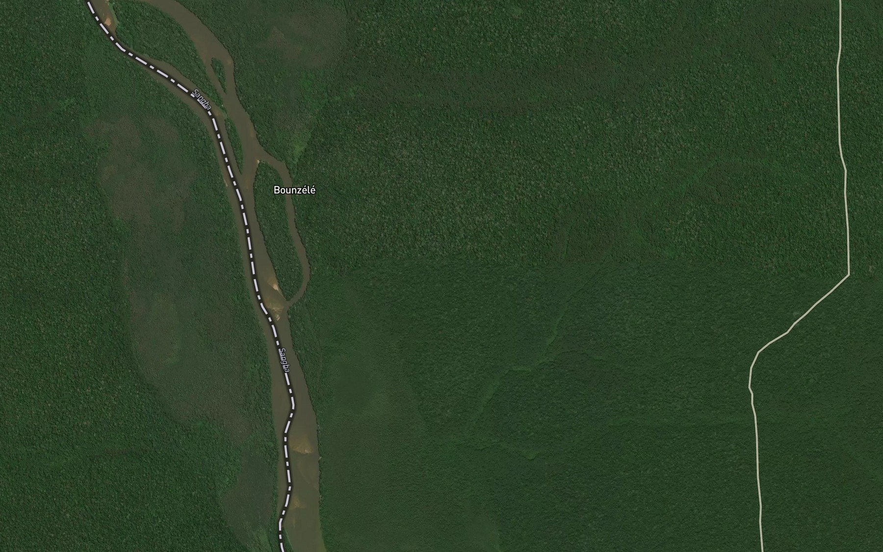Satellite map of the Boumaguele