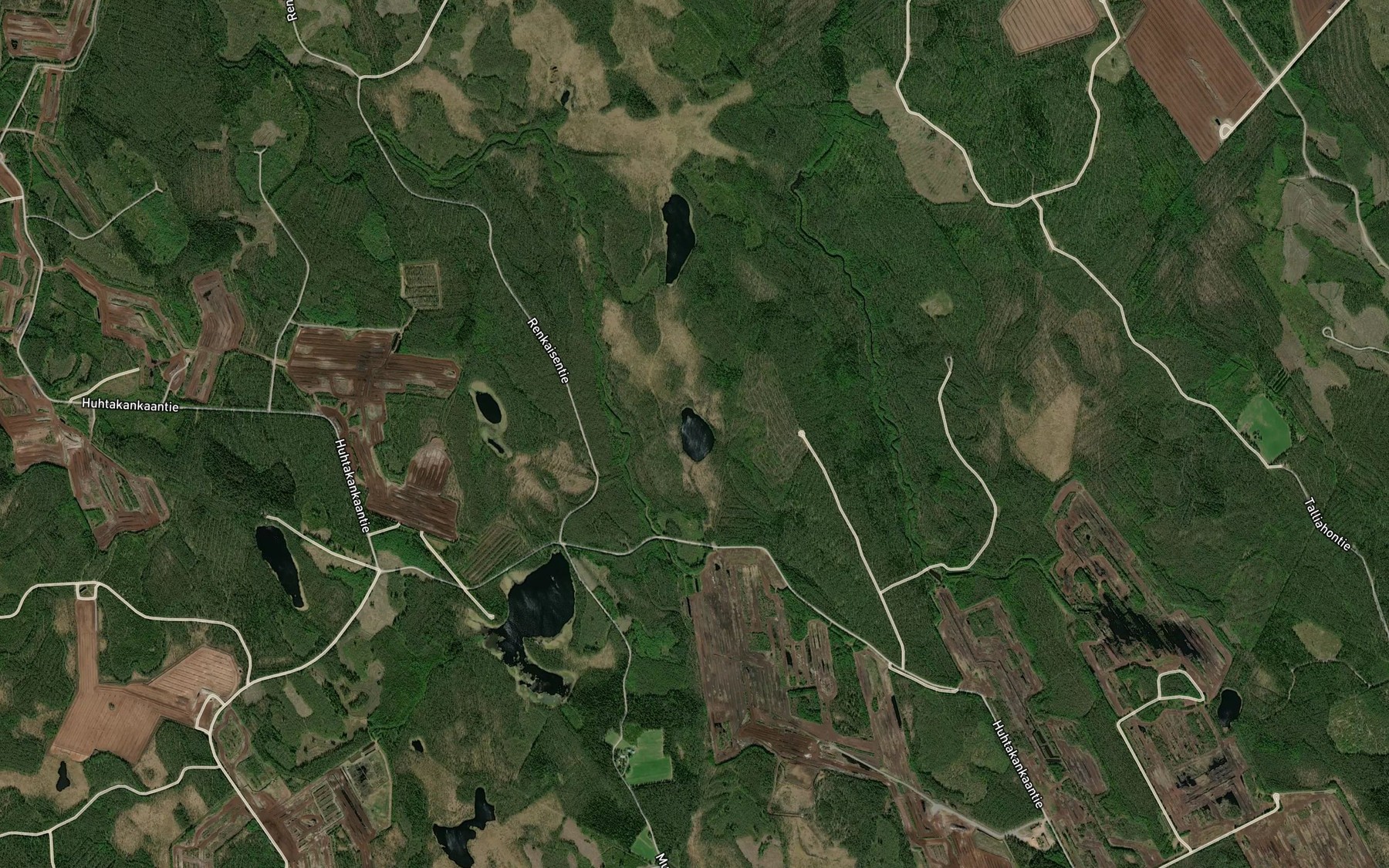 Satellite map of the Pieni Puolimatka