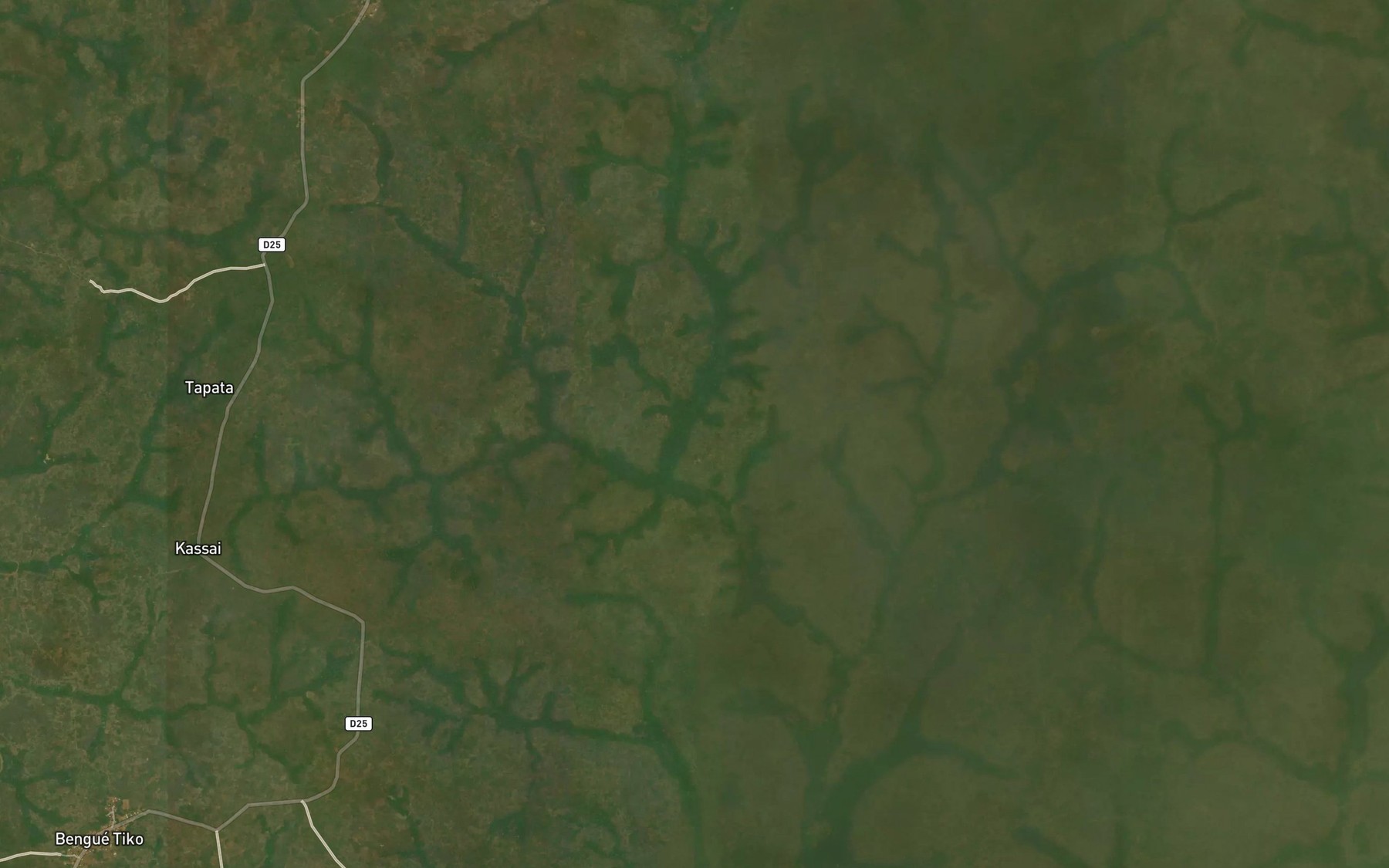 Satellite map of the Ndambi