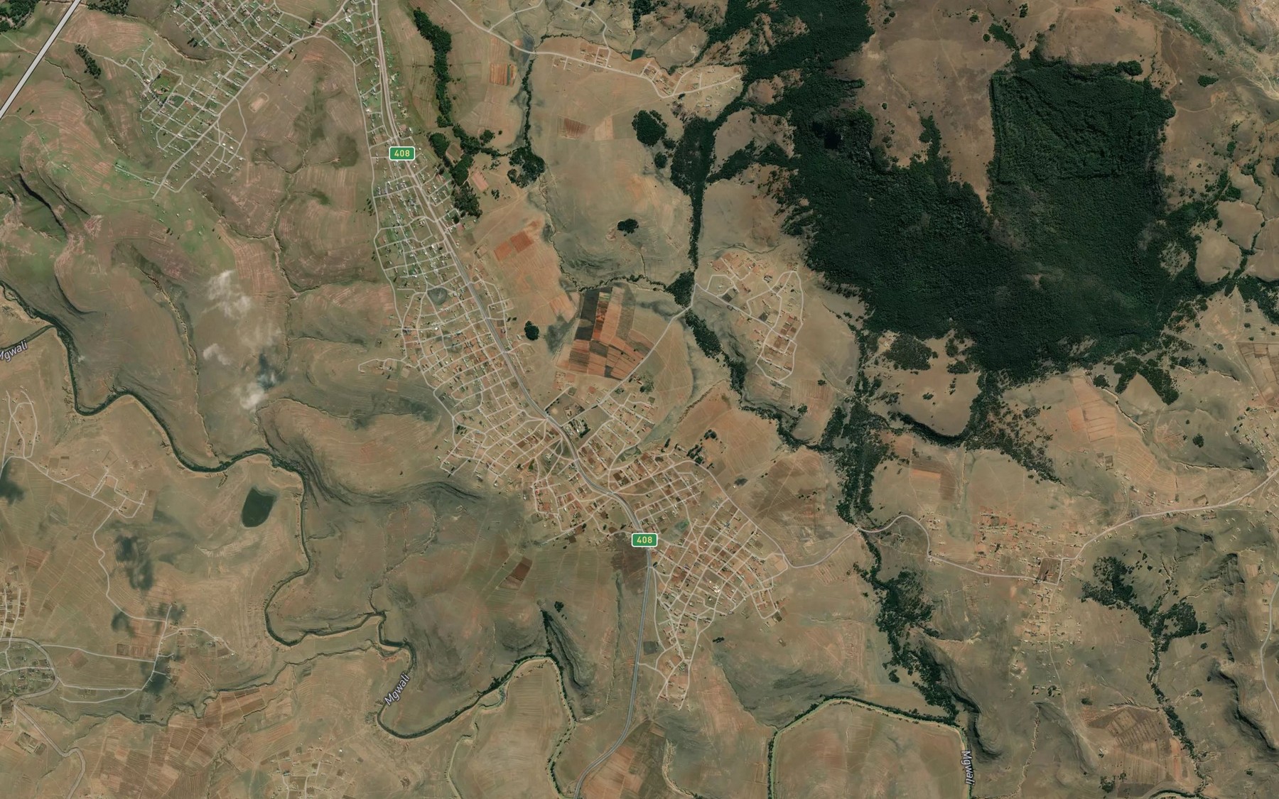 Satellite map of the Qumanco