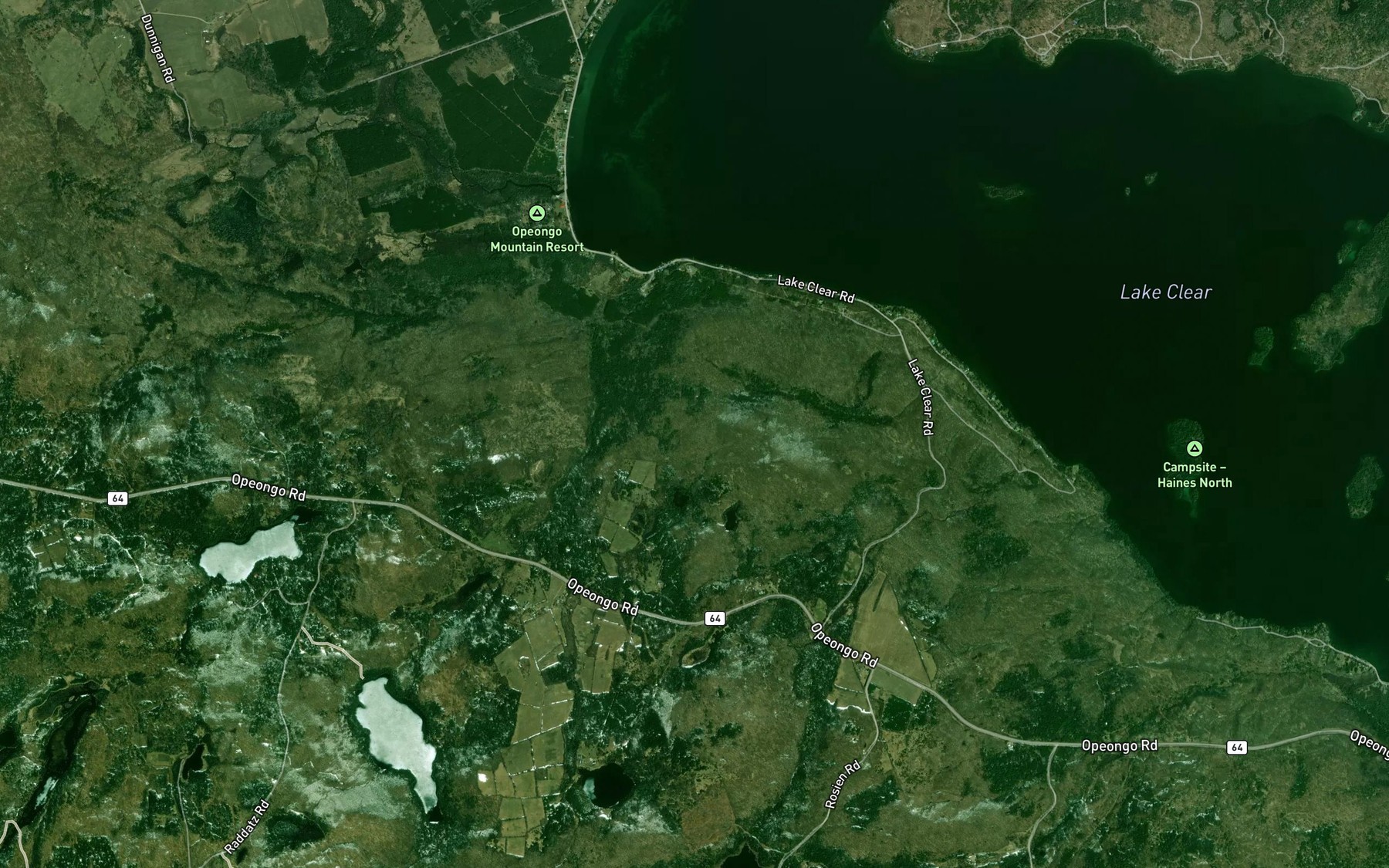 Satellite map of the Neilan Creek