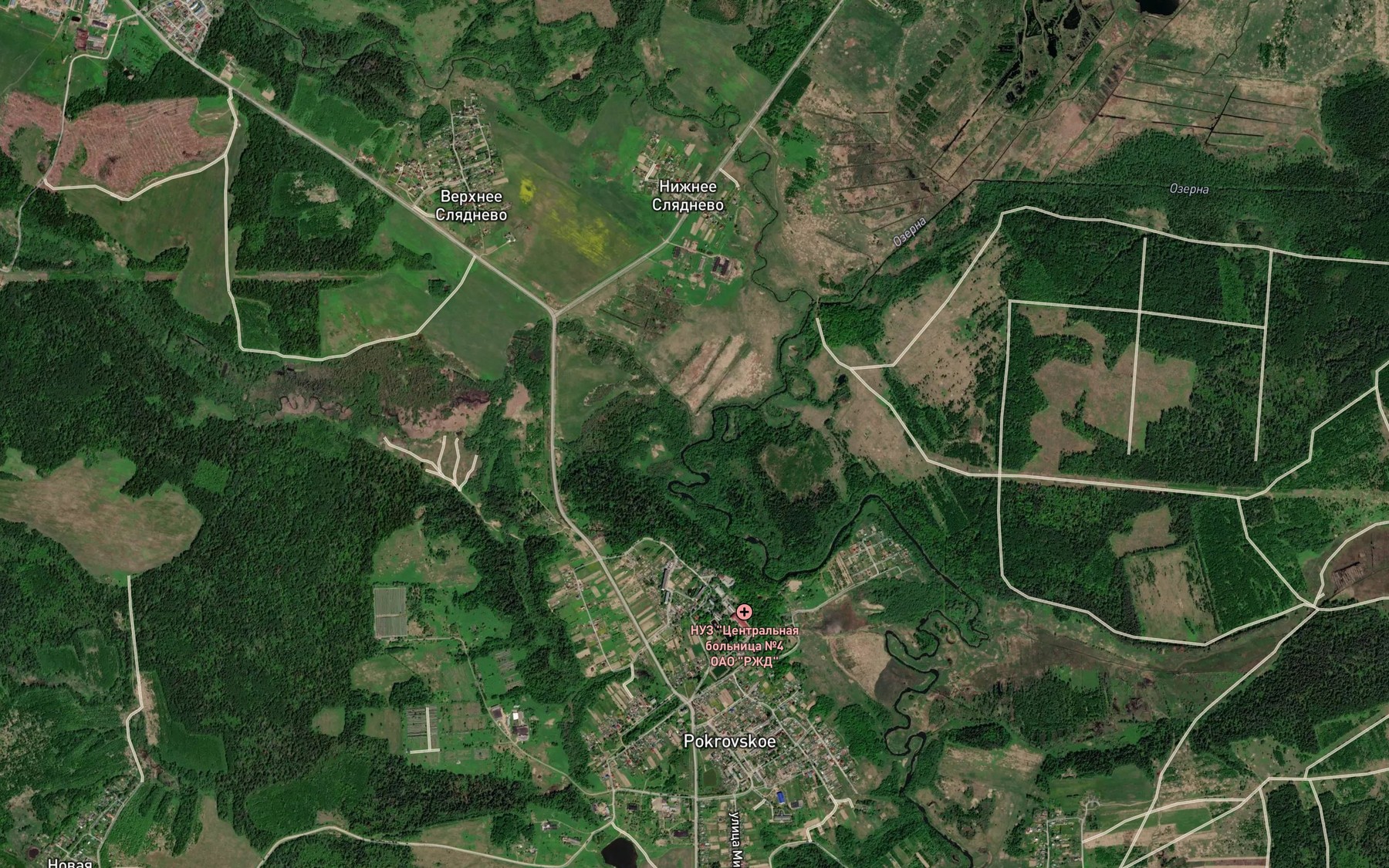 Satellite map of the Khabnya