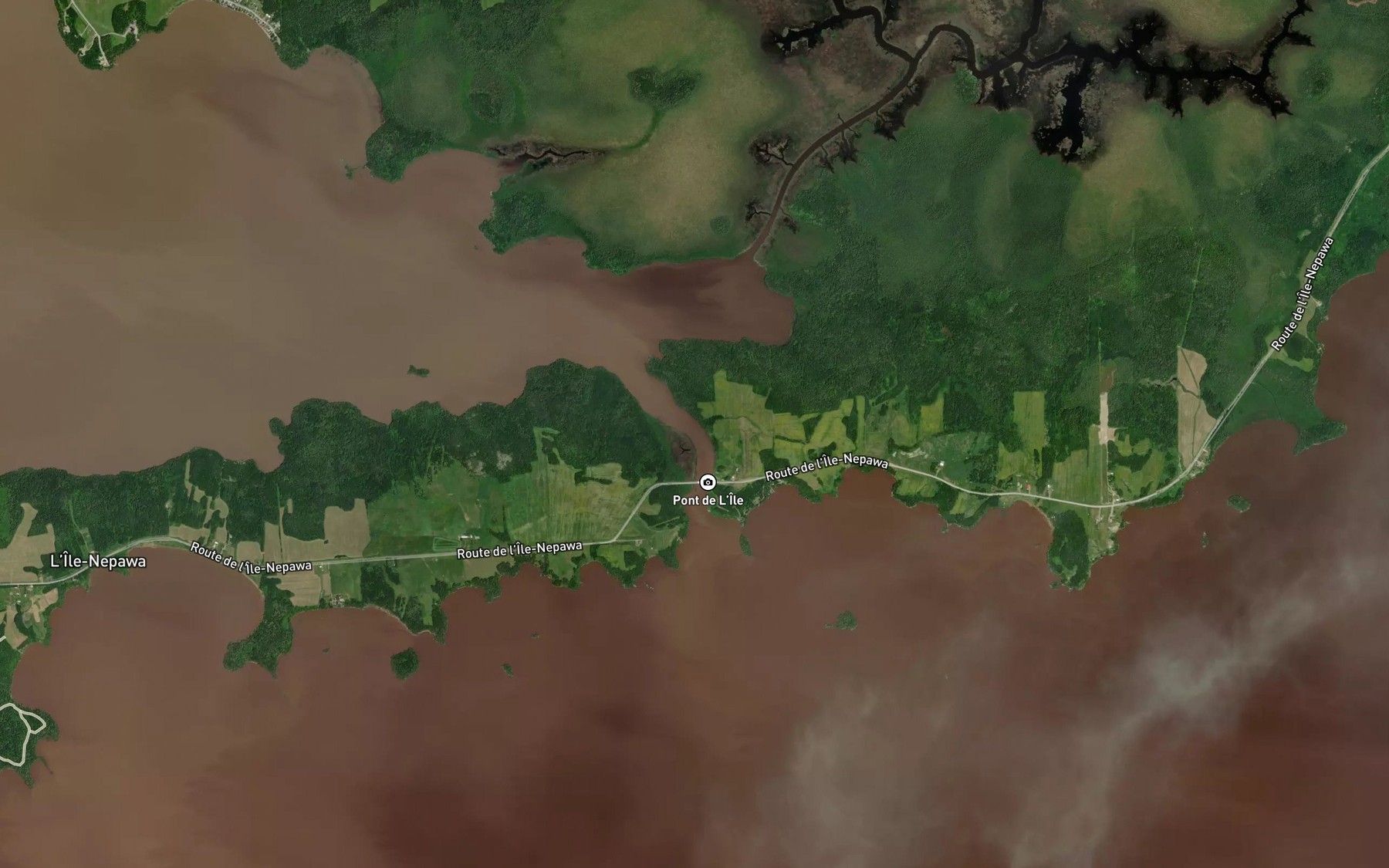 Satellite map of the Passe Cibanagog