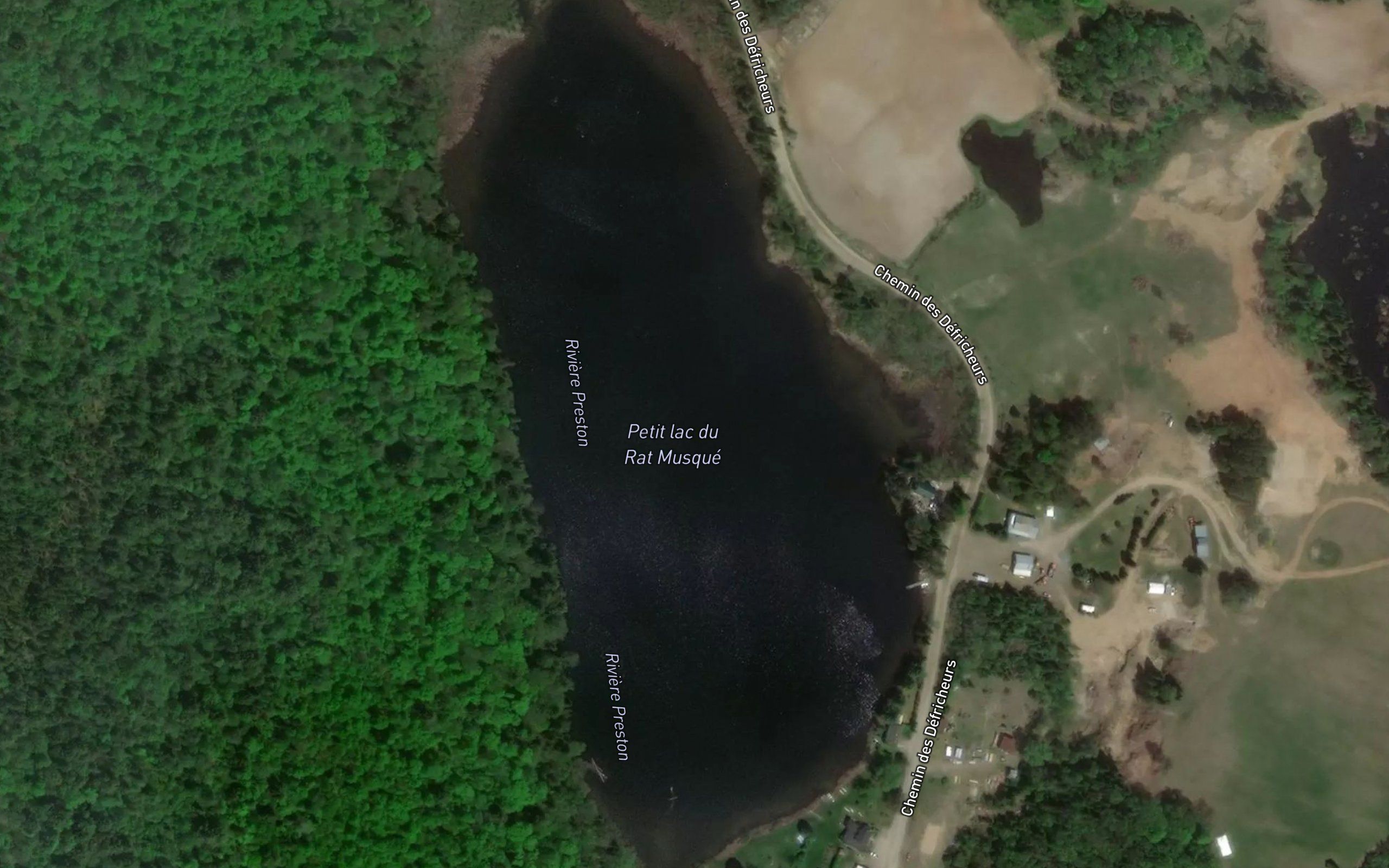 Petit lac du Rat Musque