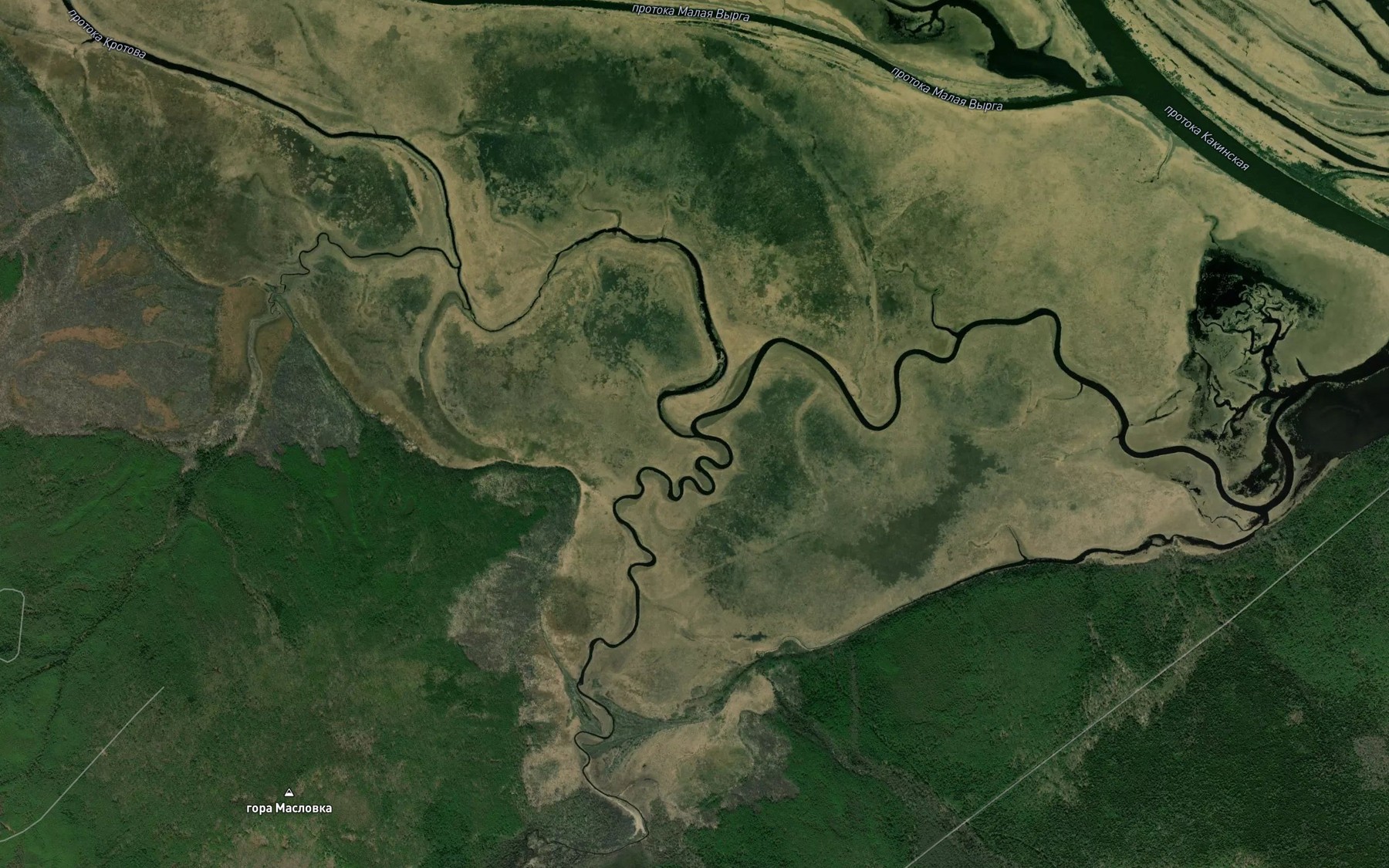 Satellite map of the Maslovka