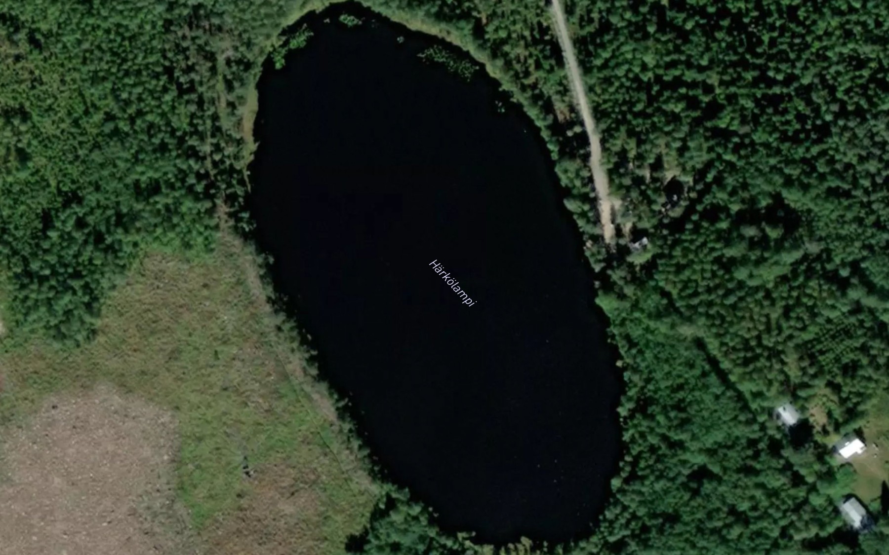 Satellite map of the Harkolampi