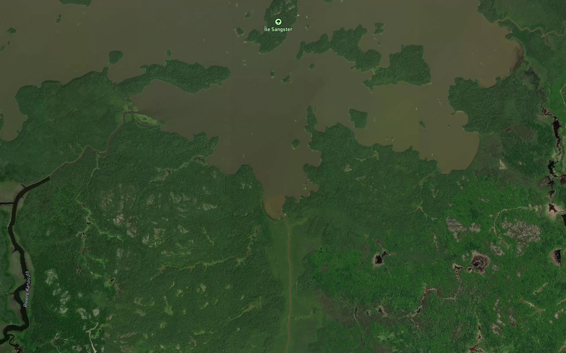 Satellite map of the Baie de la Mouilleuse