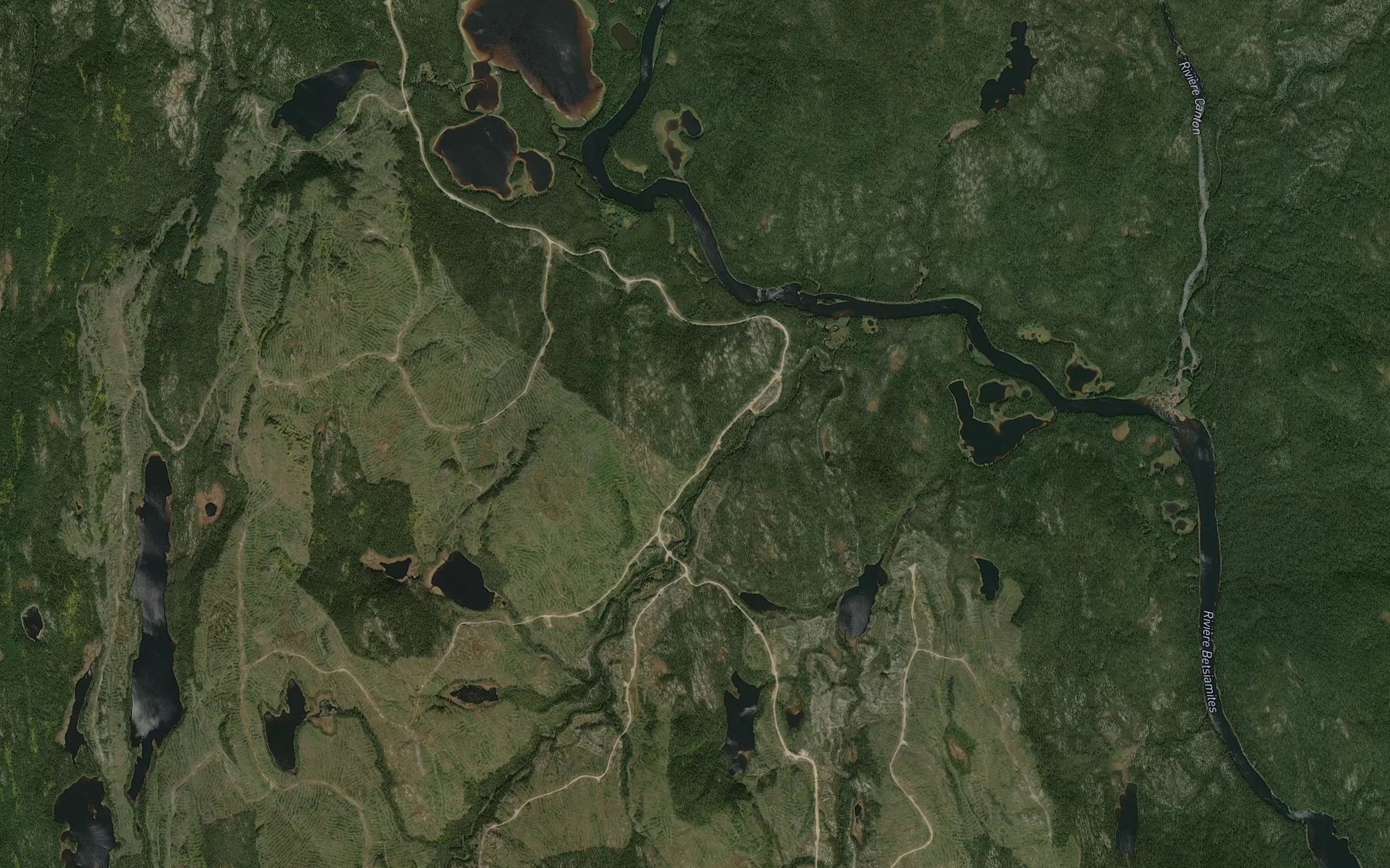 Satellite map of the Ruisseau Madeleine