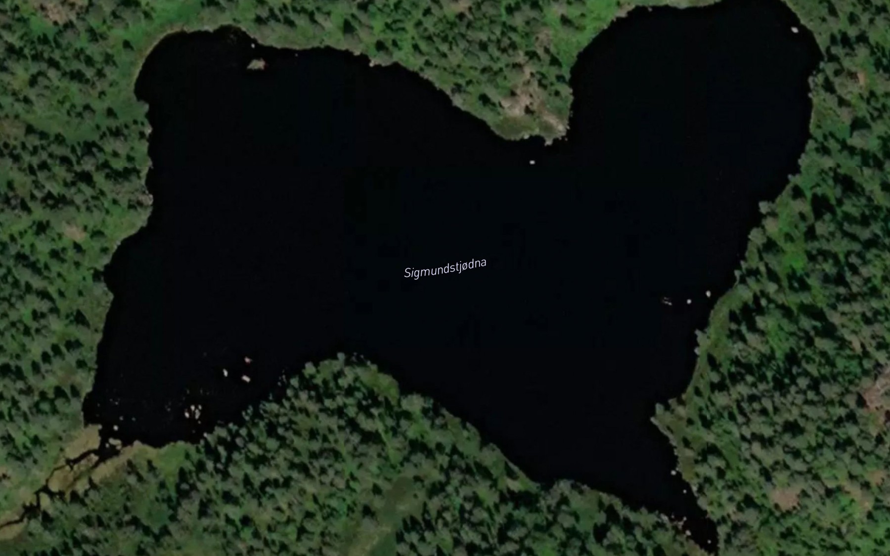 Satellite map of the Sigmundstjorni