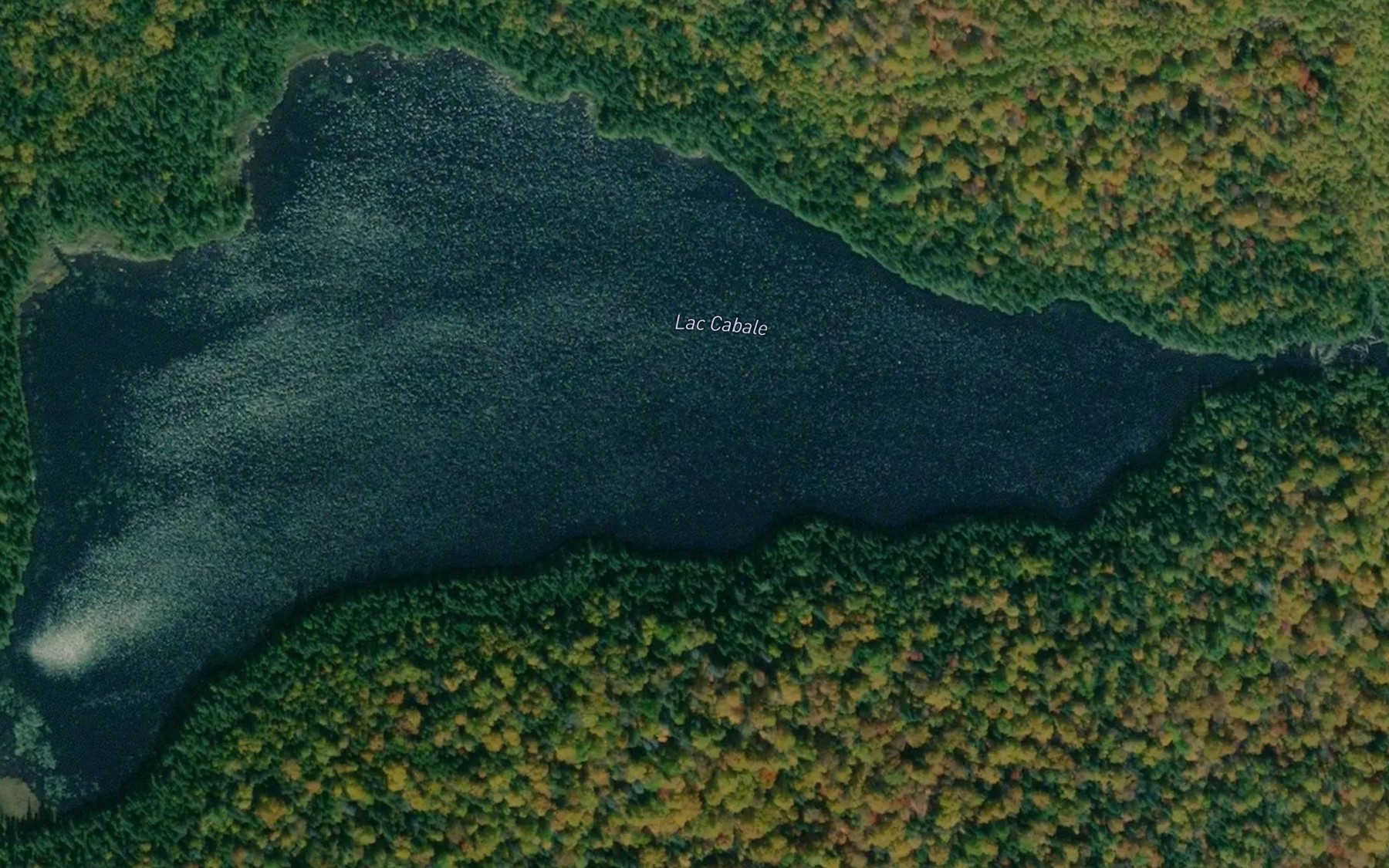 Satellite map of the Lac Cabale