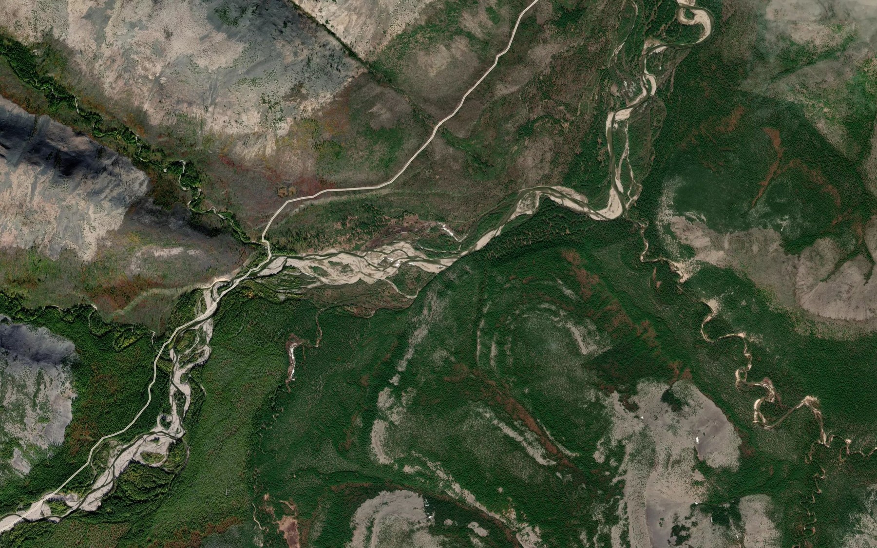 Satellite map of the Svetlyy