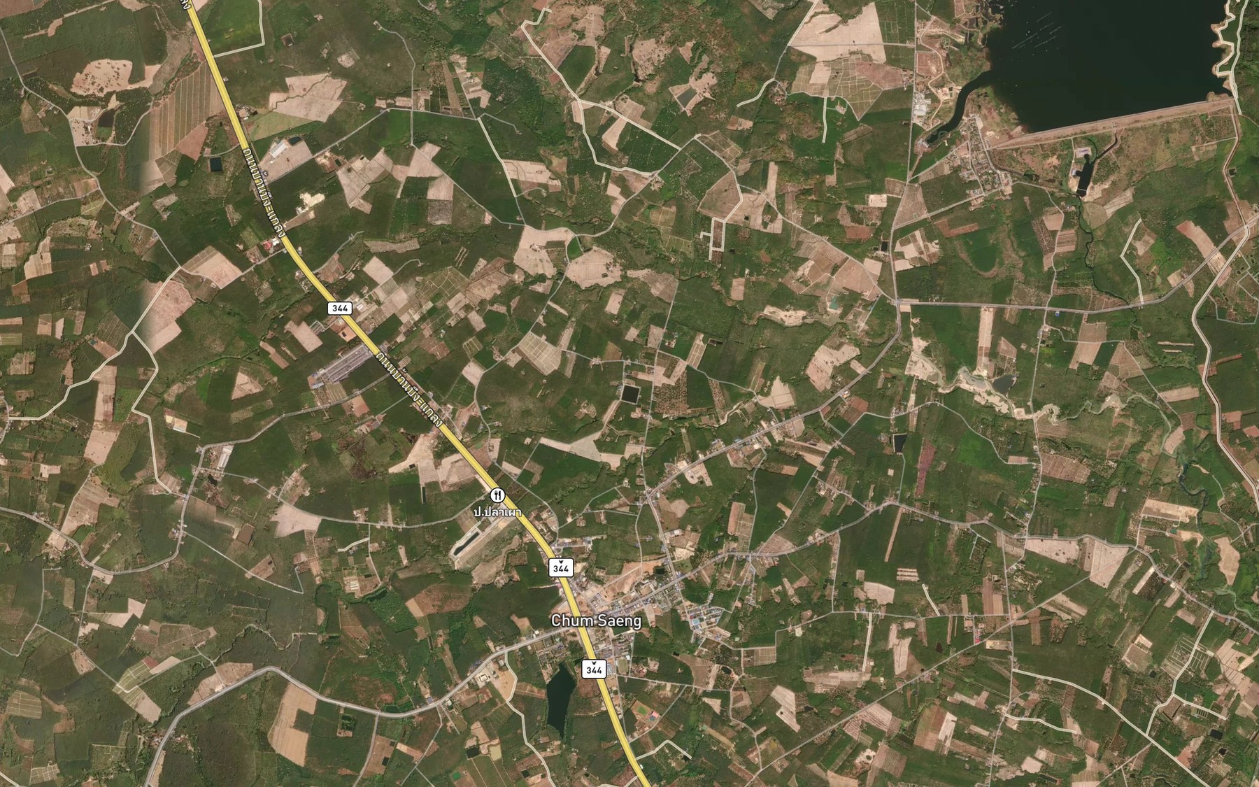 Satellite map of the Nong Ta Kao