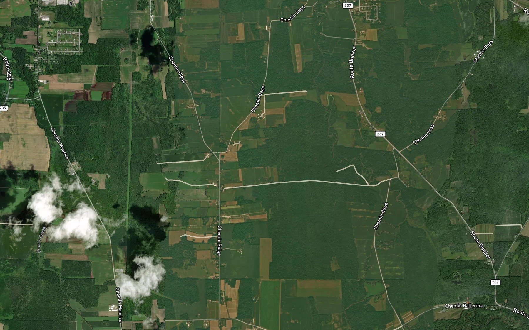 Satellite map of the Embranchement Cook