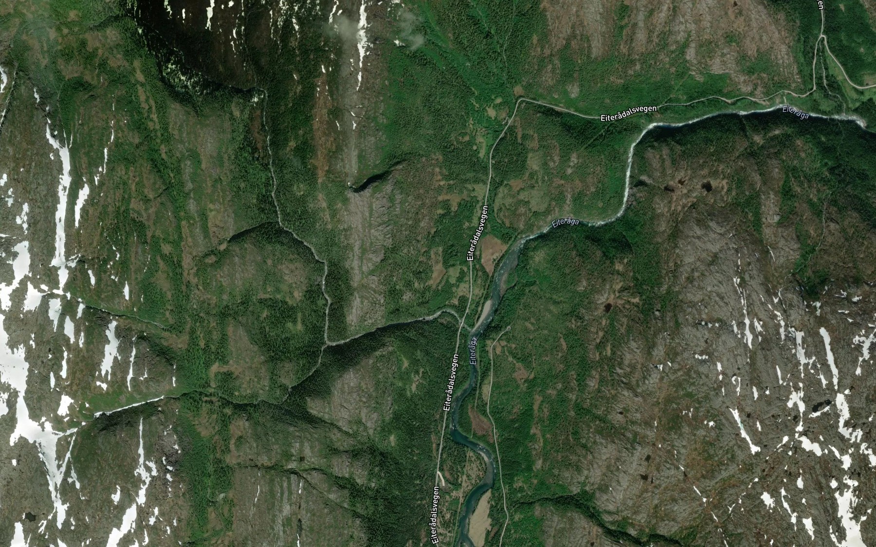 Satellite map of the Brubakkmyra