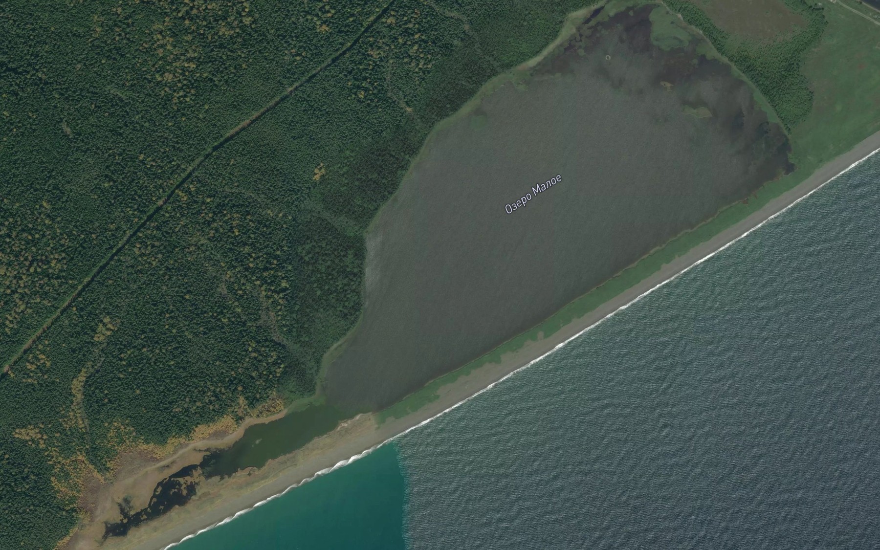 Satellite map of the Ozero Maloye