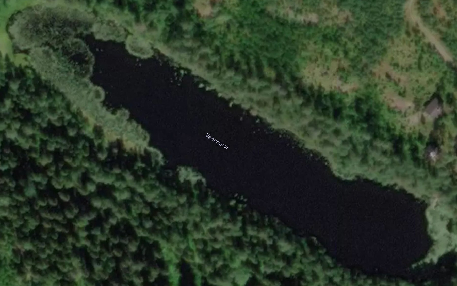 Satellite map of the Vaherjarvi