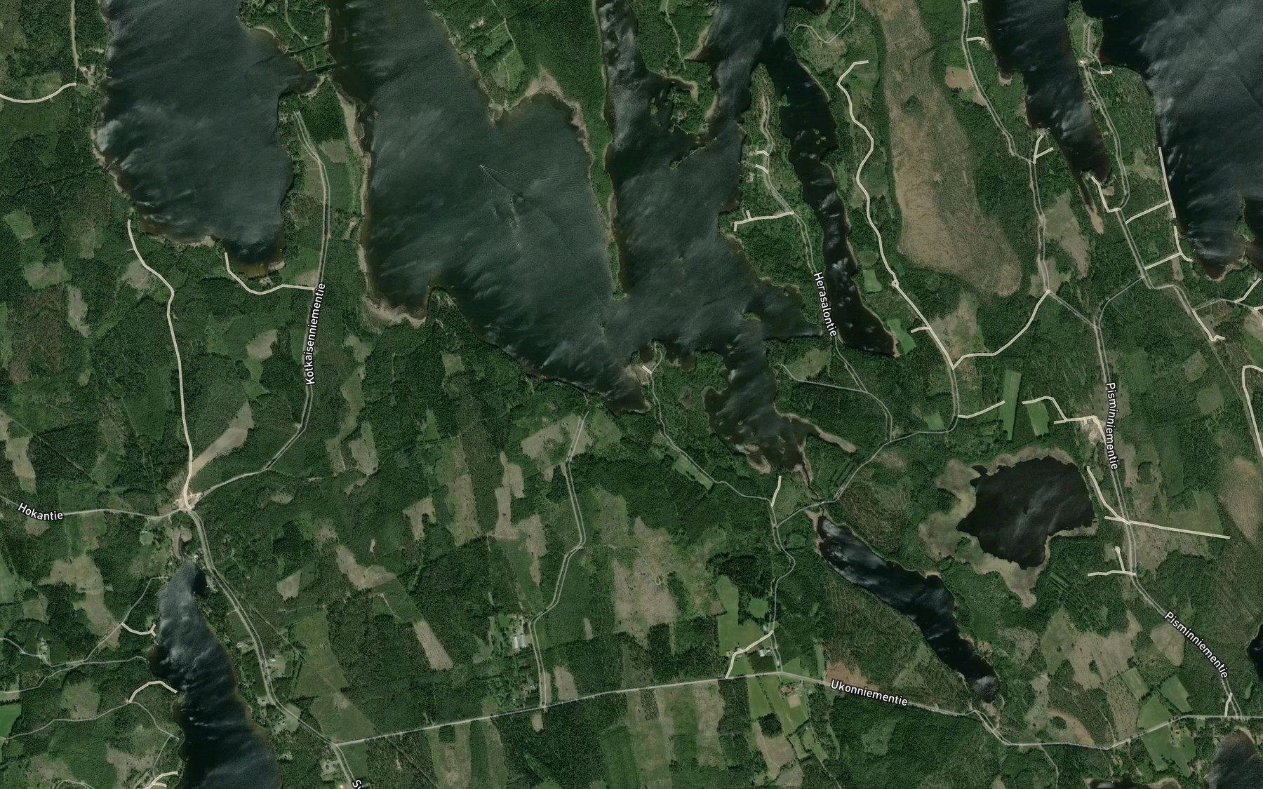 Satellite map of the Linjalahti