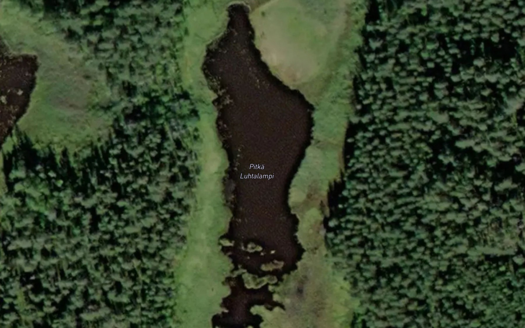 Satellite map of the Pitka Luhtalampi