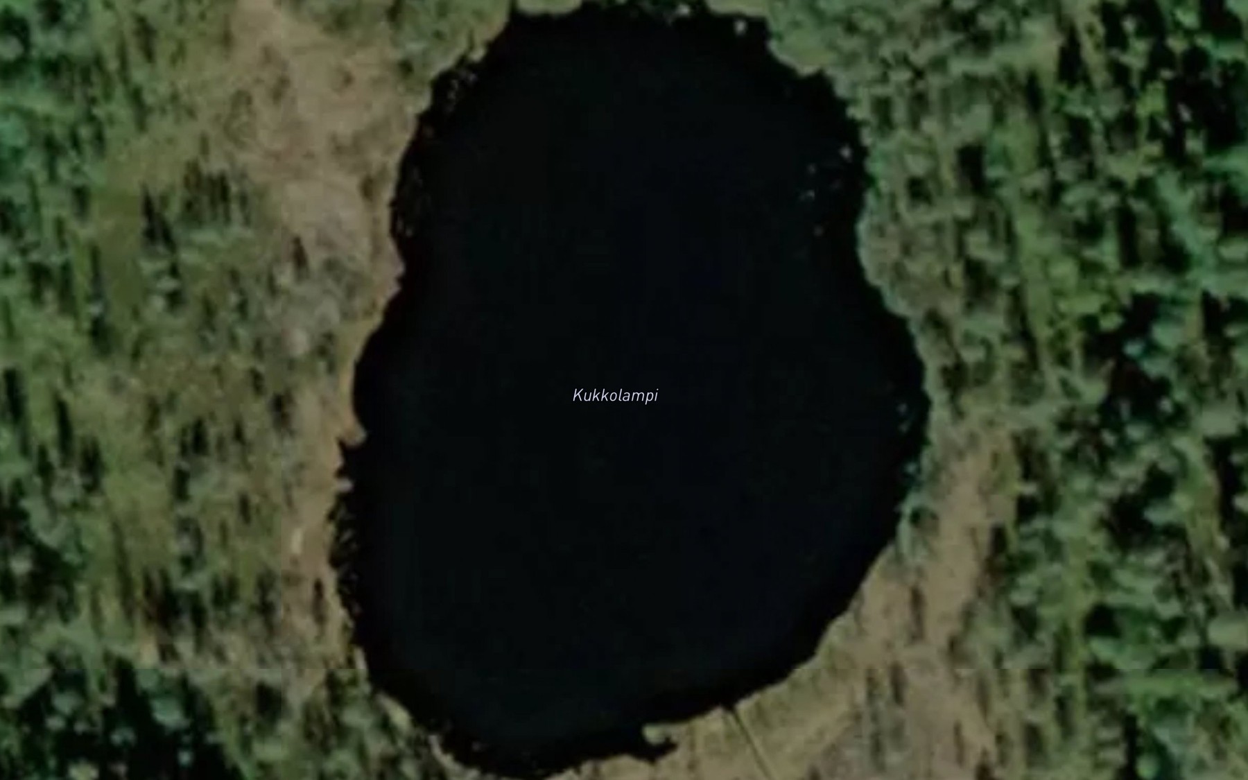 Satellite map of the Kukkolampi
