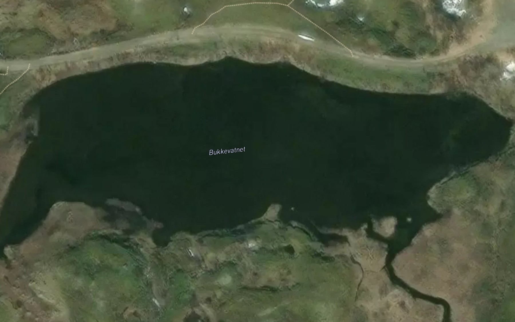 Satellite map of the Bukkevatnet