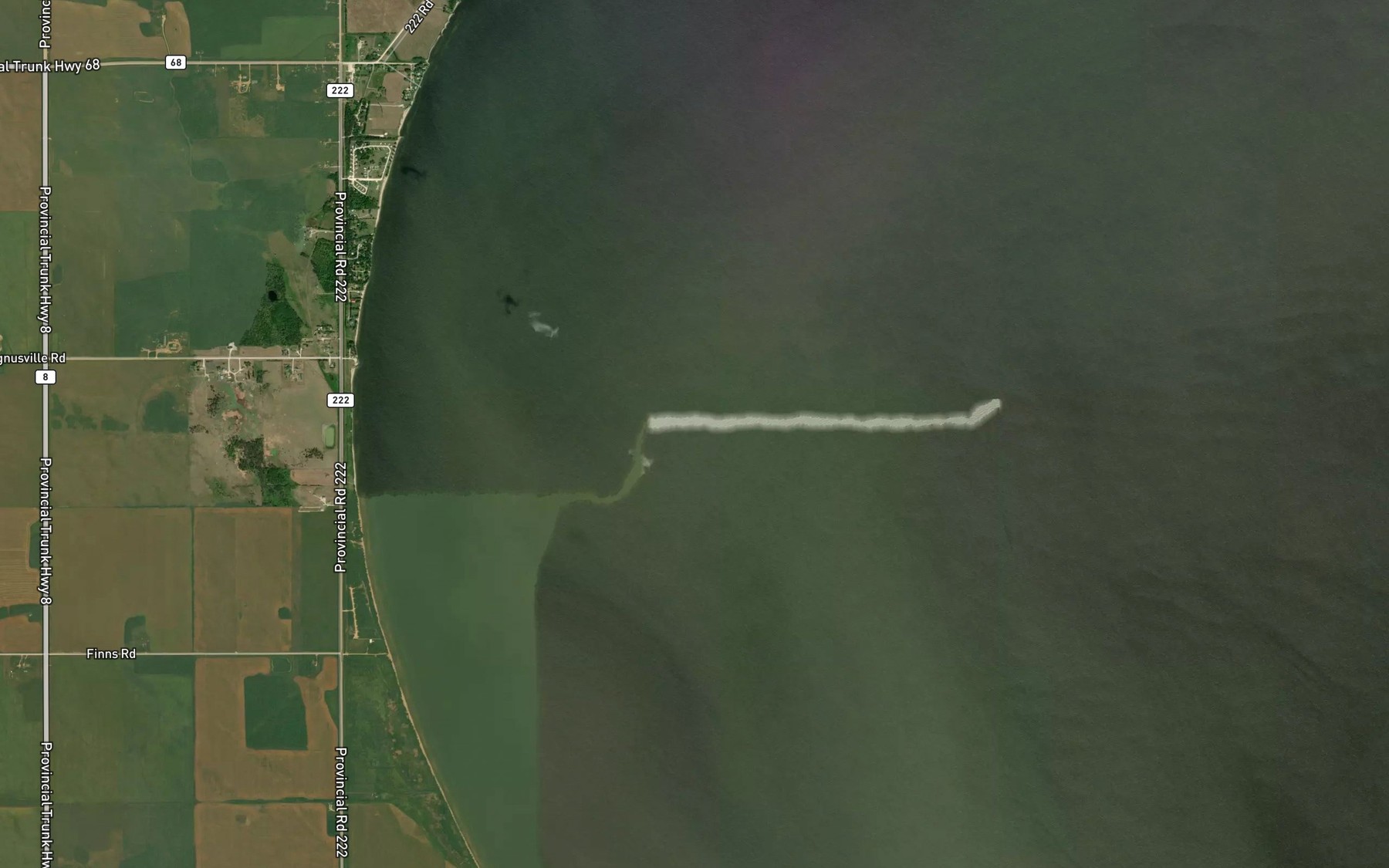 Satellite map of the Breda Bay