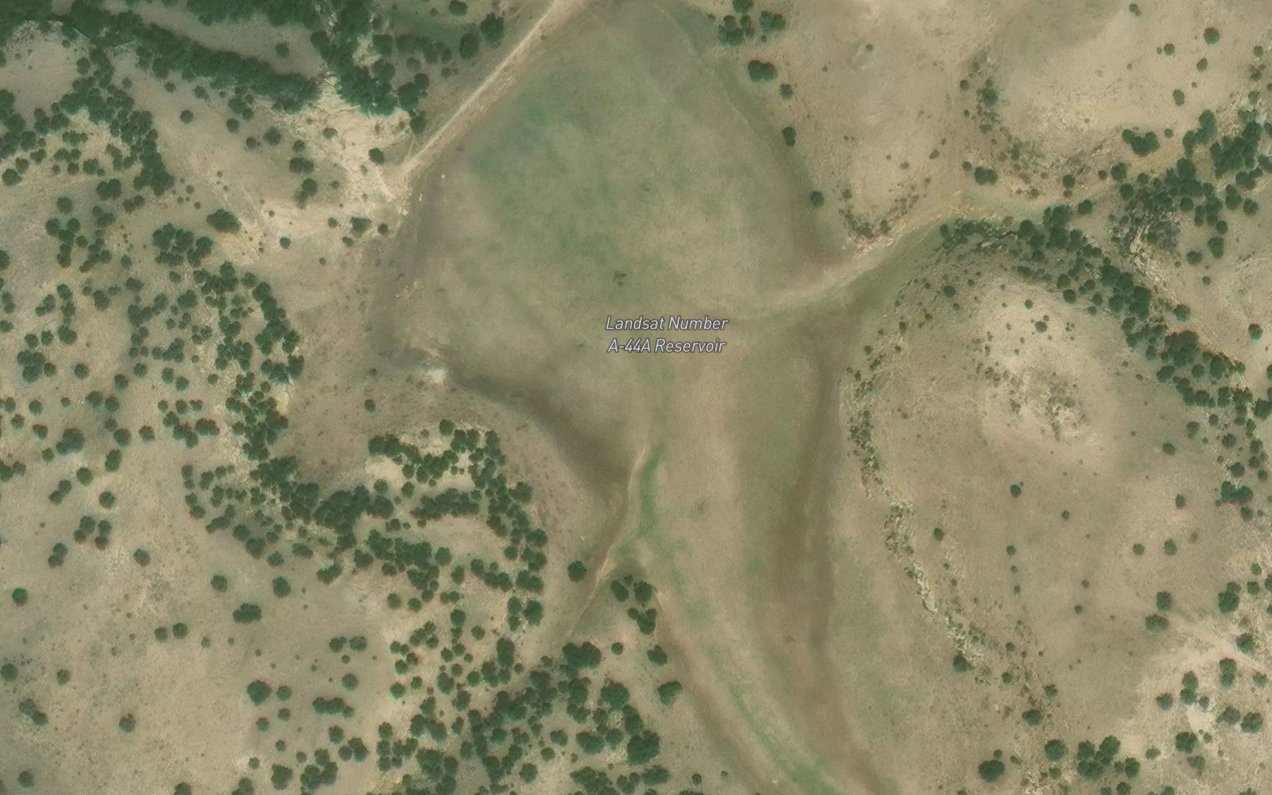Landsat Number A-44A Reservoir