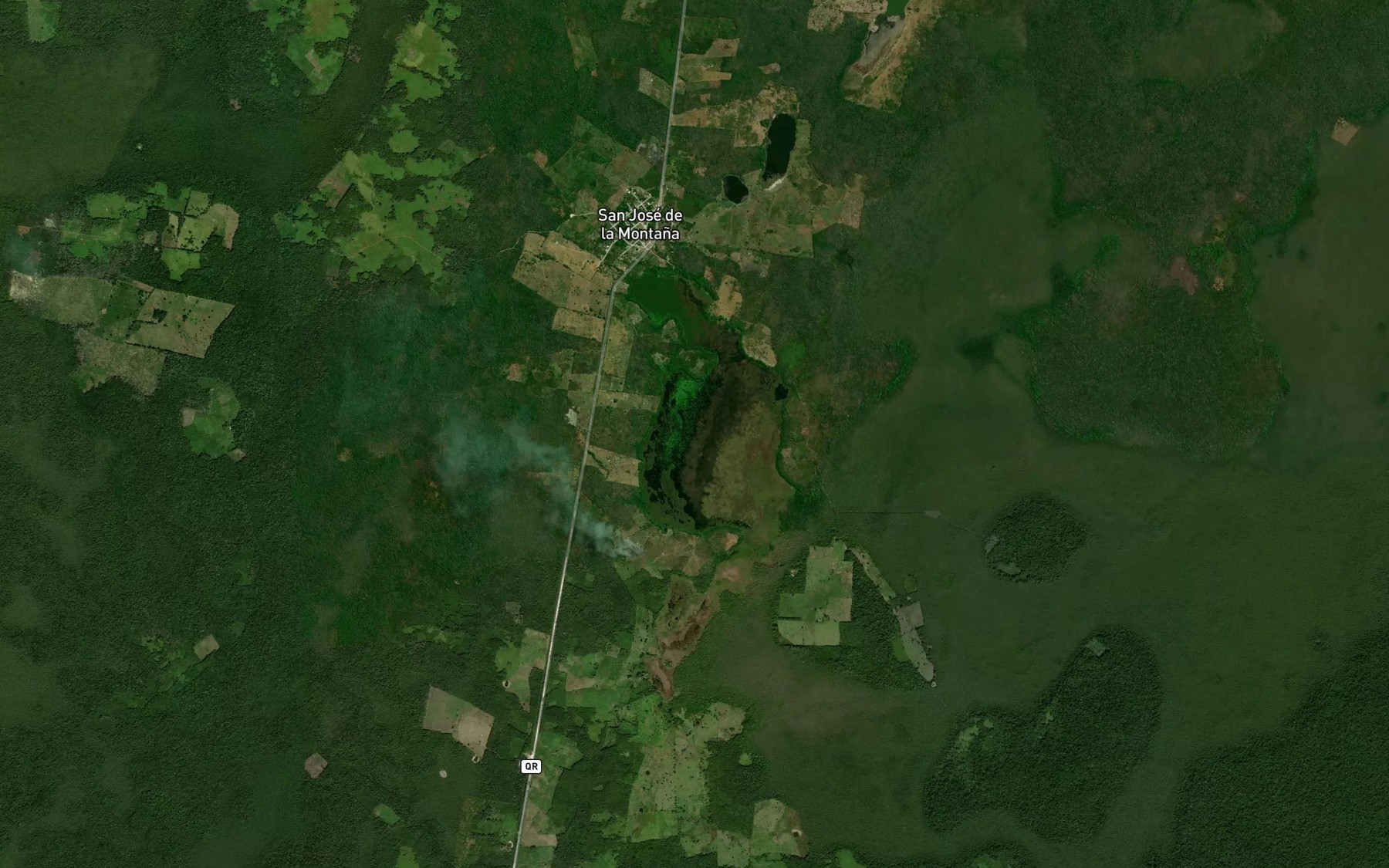 Satellite map of the Laguna San Jose