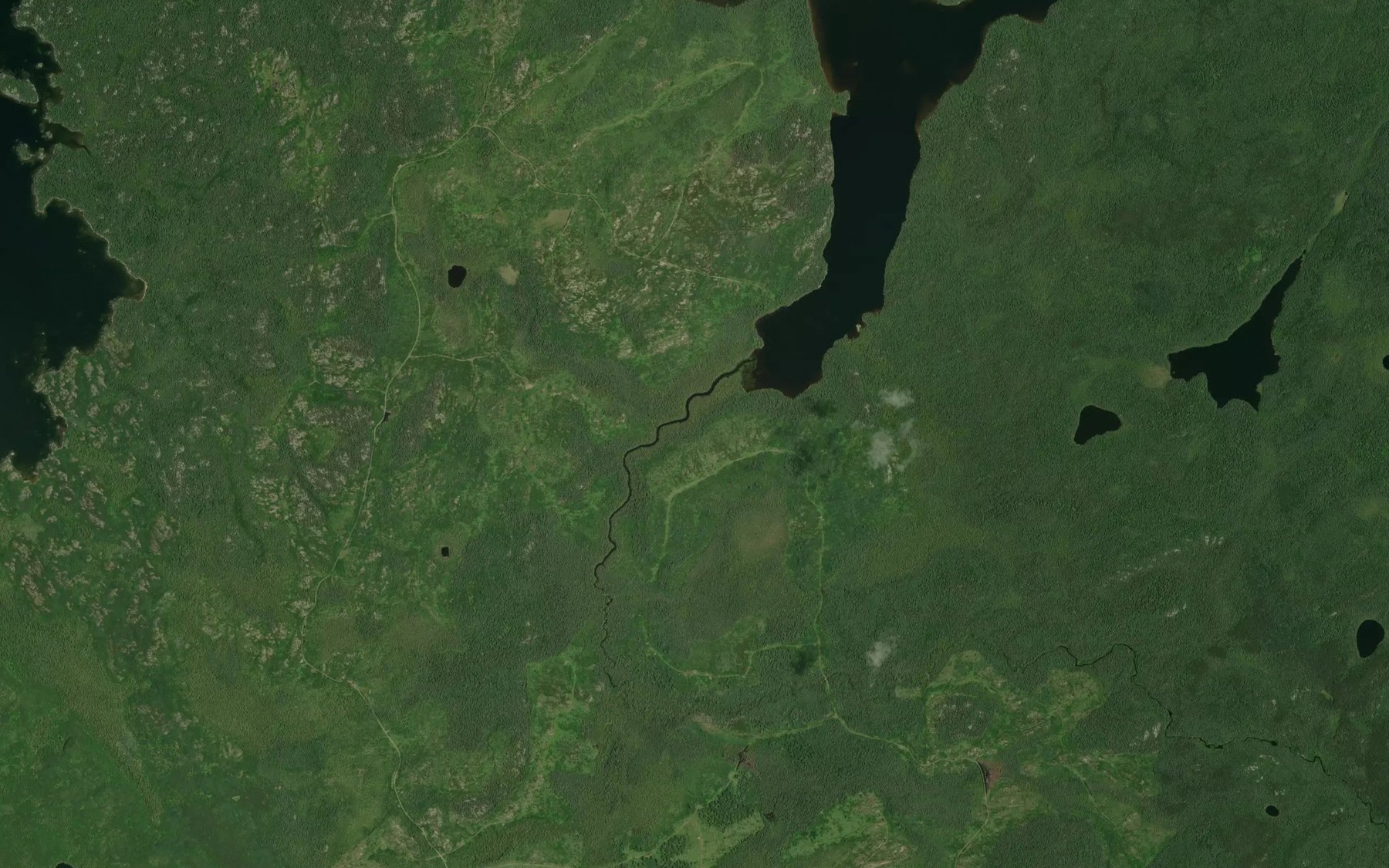 Satellite map of the Tyrol River
