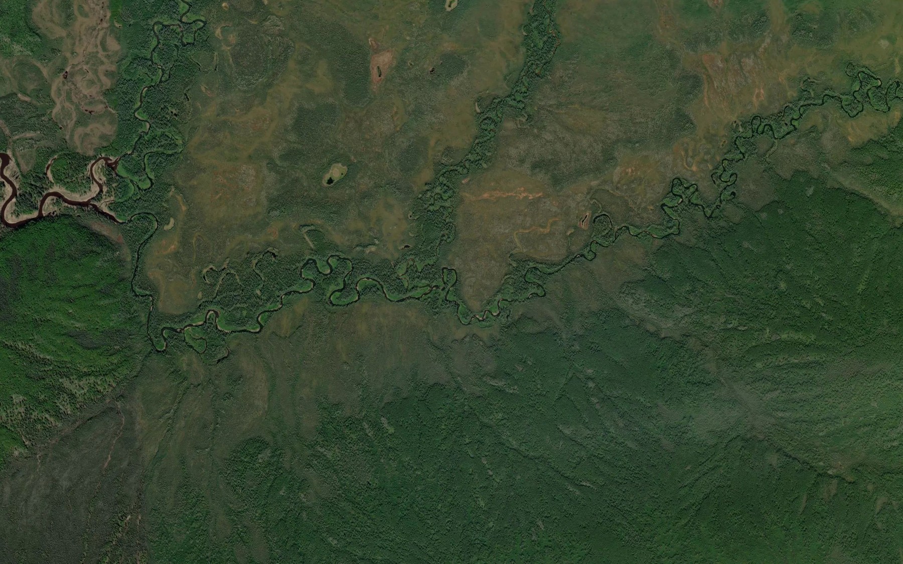 Satellite map of the Hutlitakwa Creek