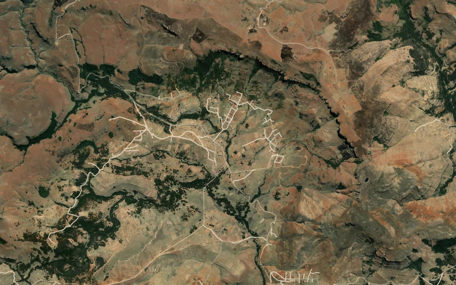 Satellite map of the Ngxingweni