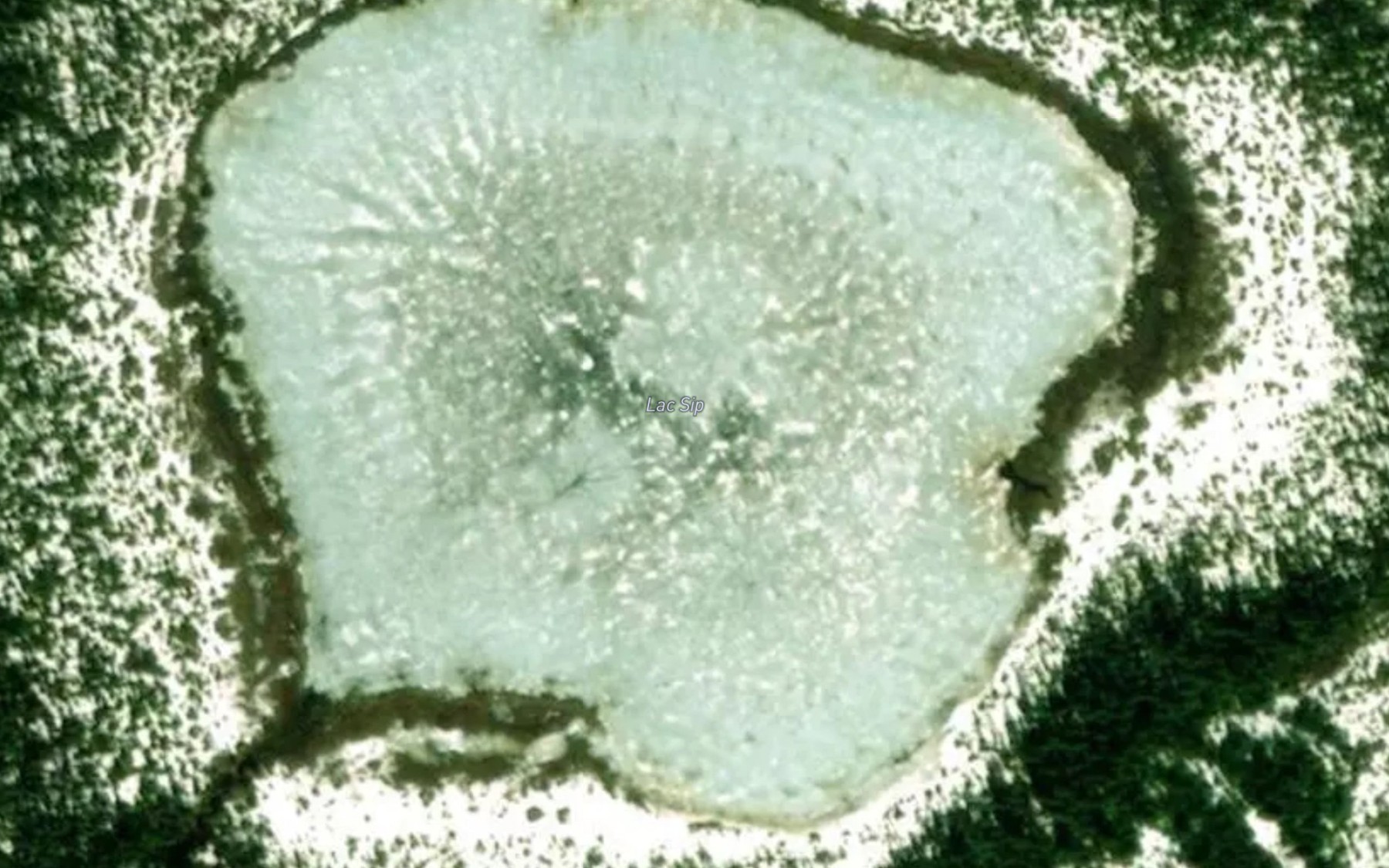 Satellite map of the Lac Sip