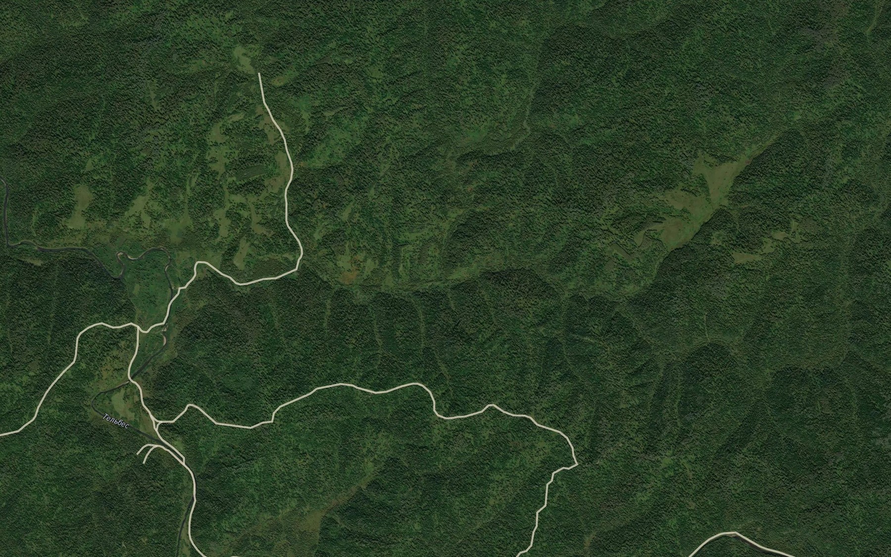 Satellite map of the Kers Vtoroy