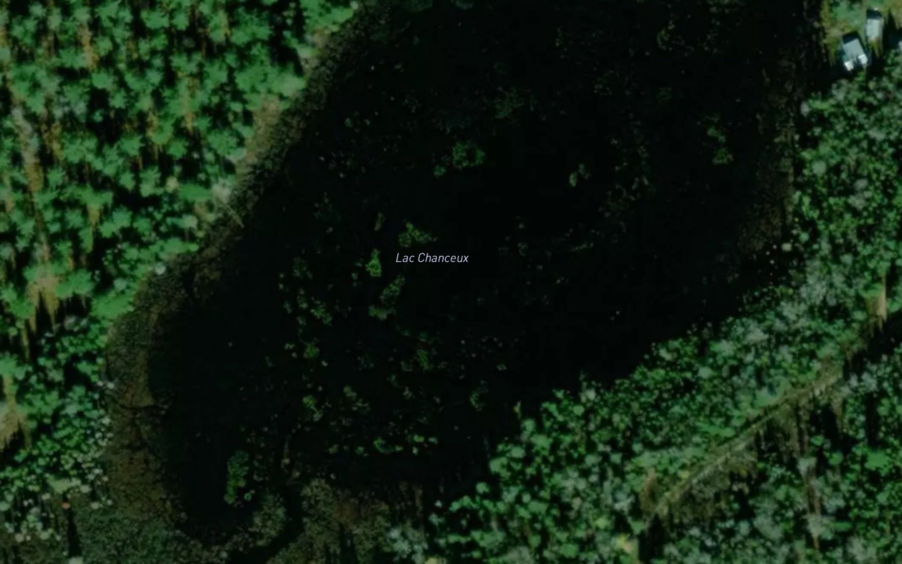 Satellite map of the Lac Chanceux
