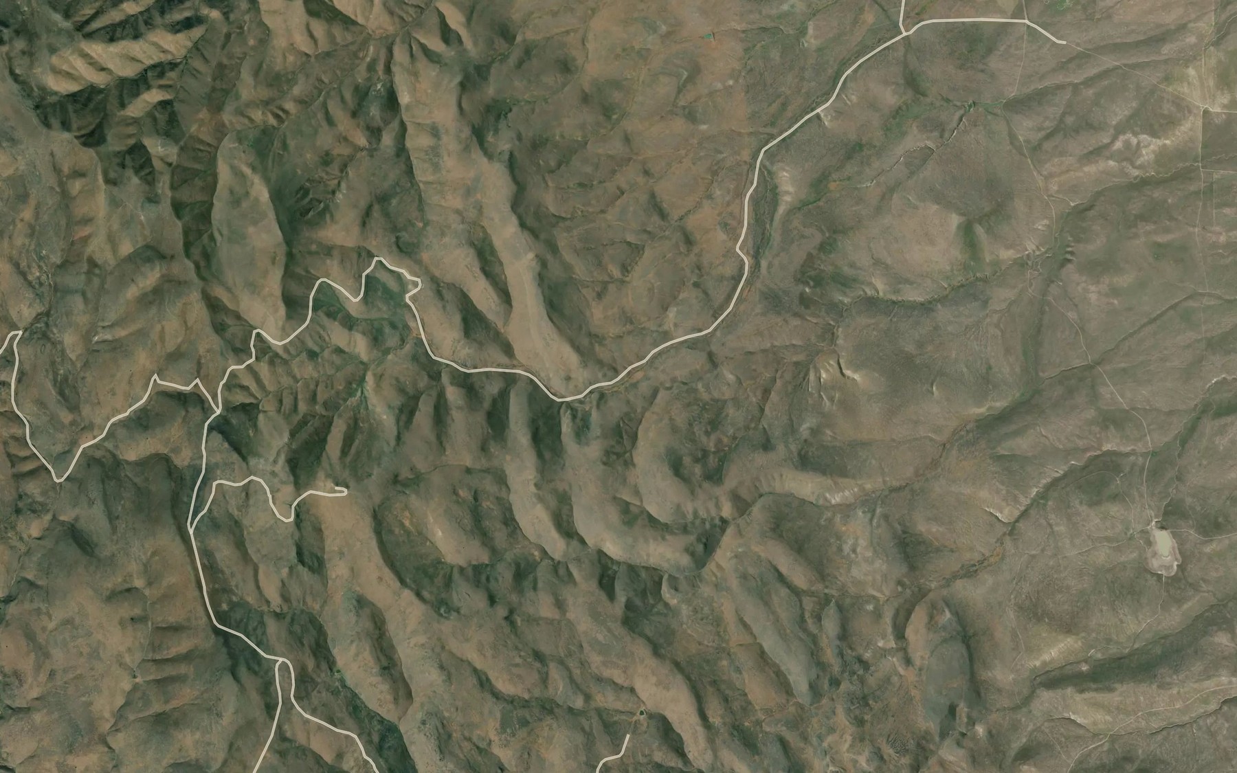 Satellite map of the Turner Spring
