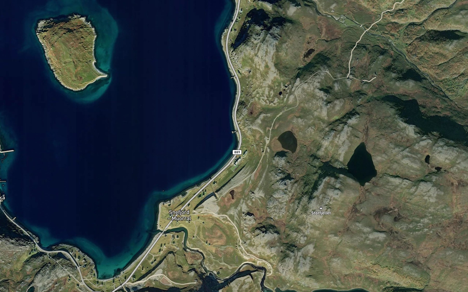 Satellite map of the Palbukta
