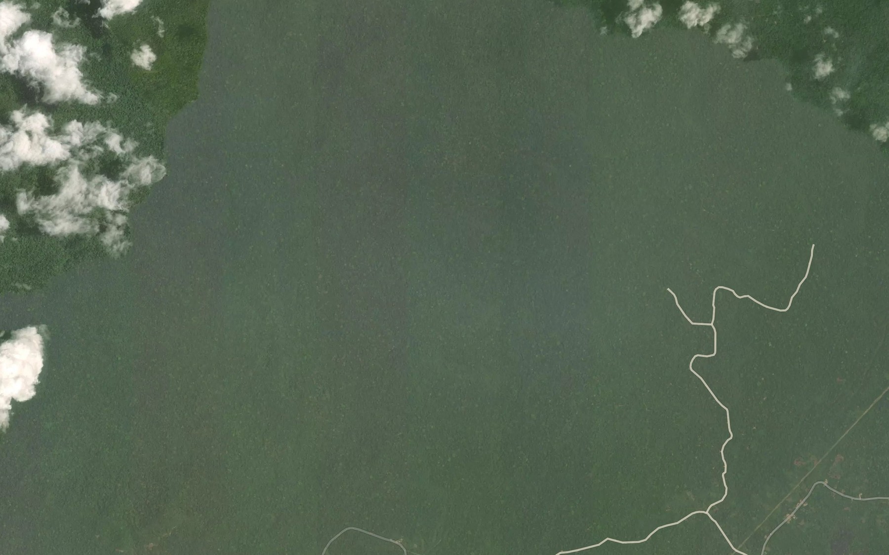 Satellite map of the Nyafoue