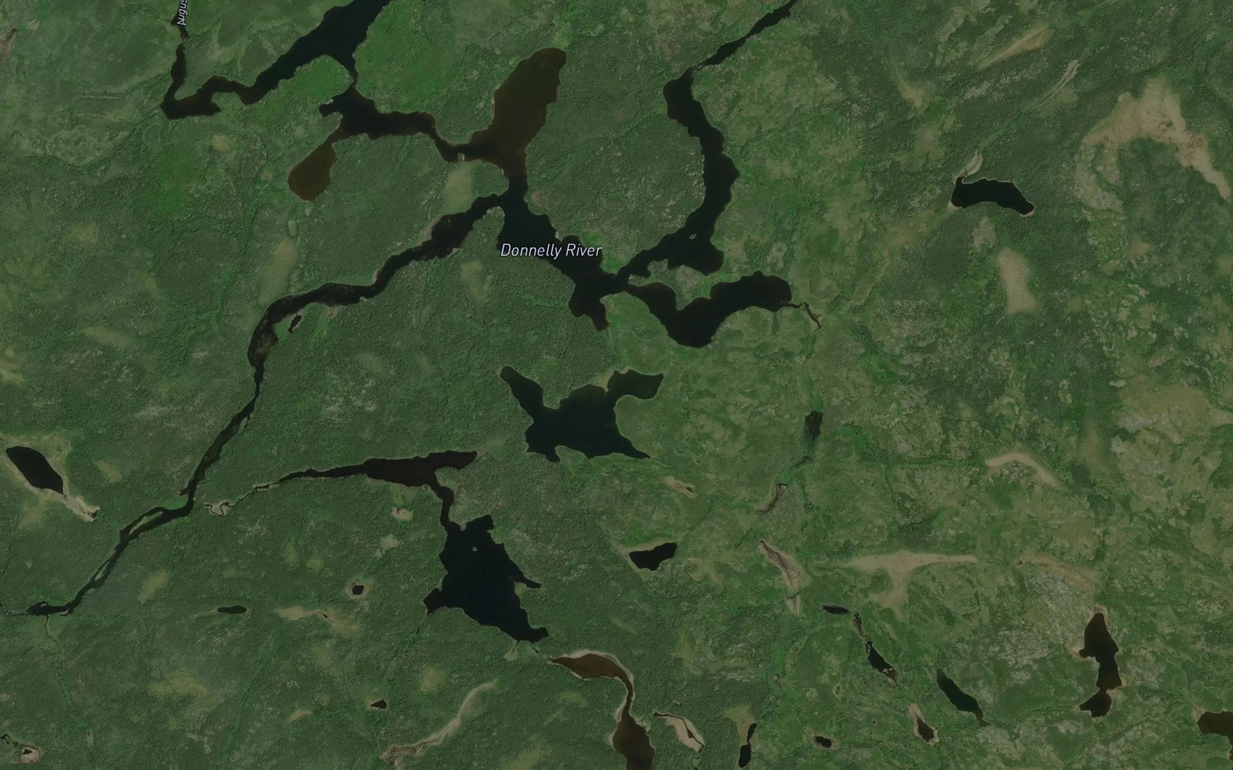 Satellite map of the Auguston River